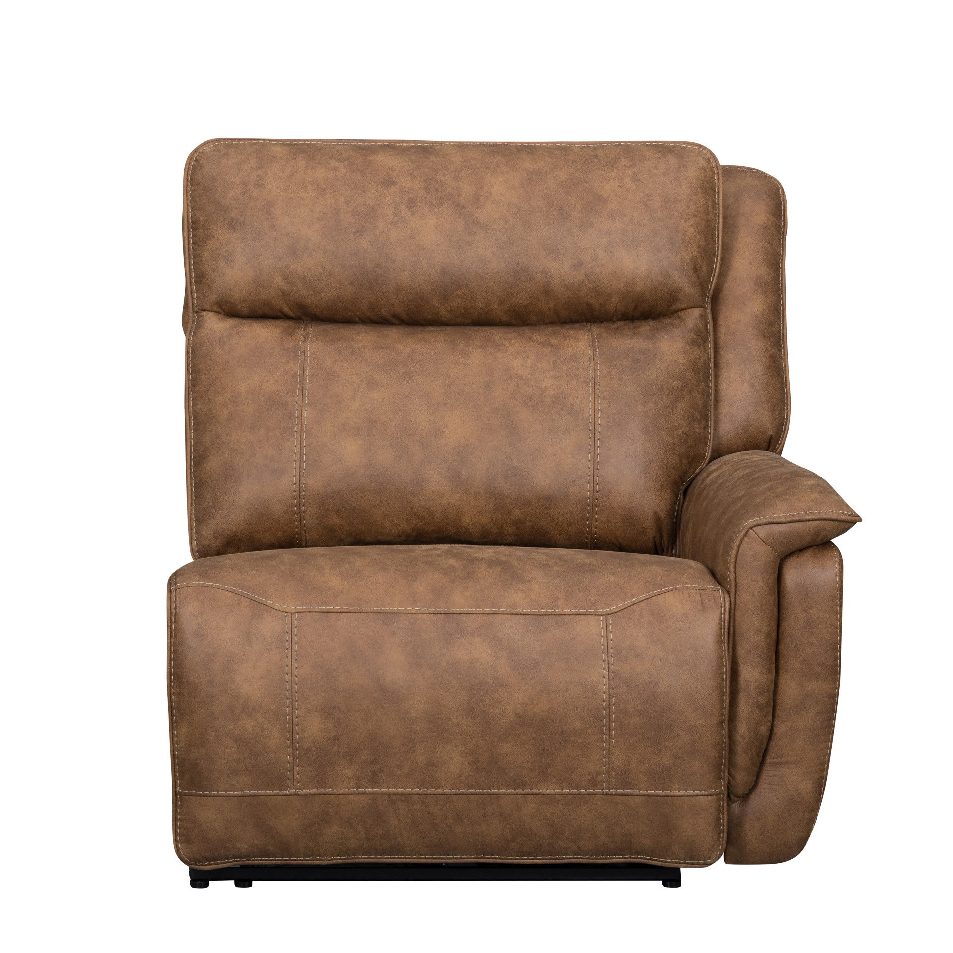 Kyra - RAF Recliner With Power Headrest, Footrest, Massage, Heat - Saddle