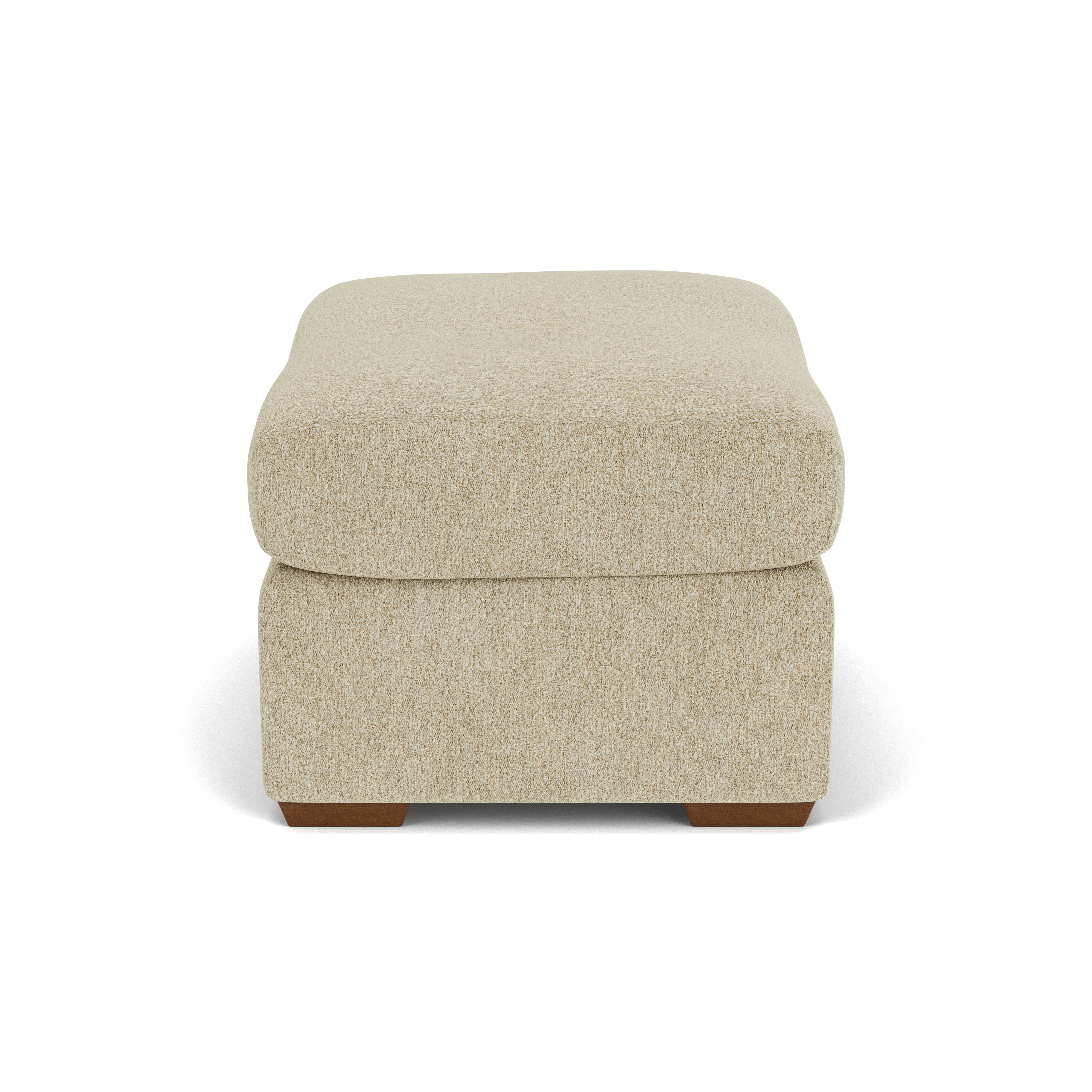 Blanchard - Fabric Ottoman, dark brown, view 8