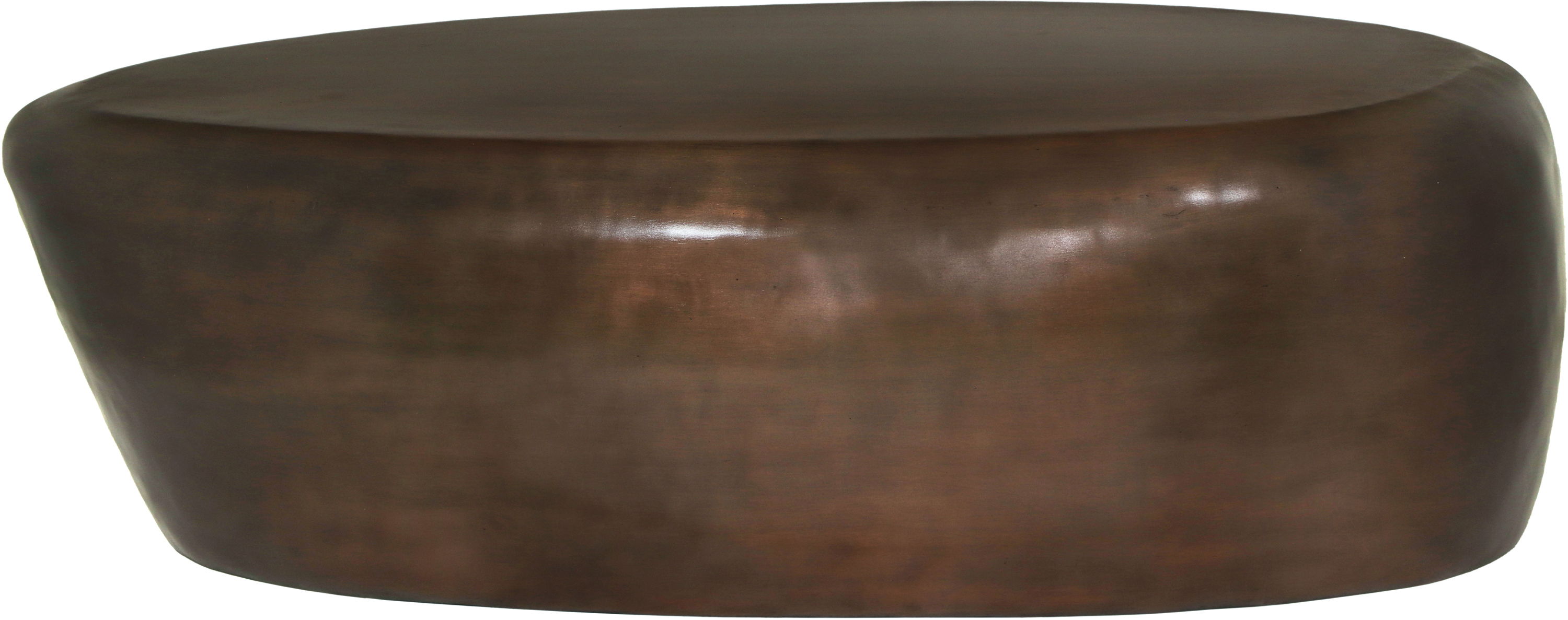 Capsule - Aluminum Coffee Table - Brown