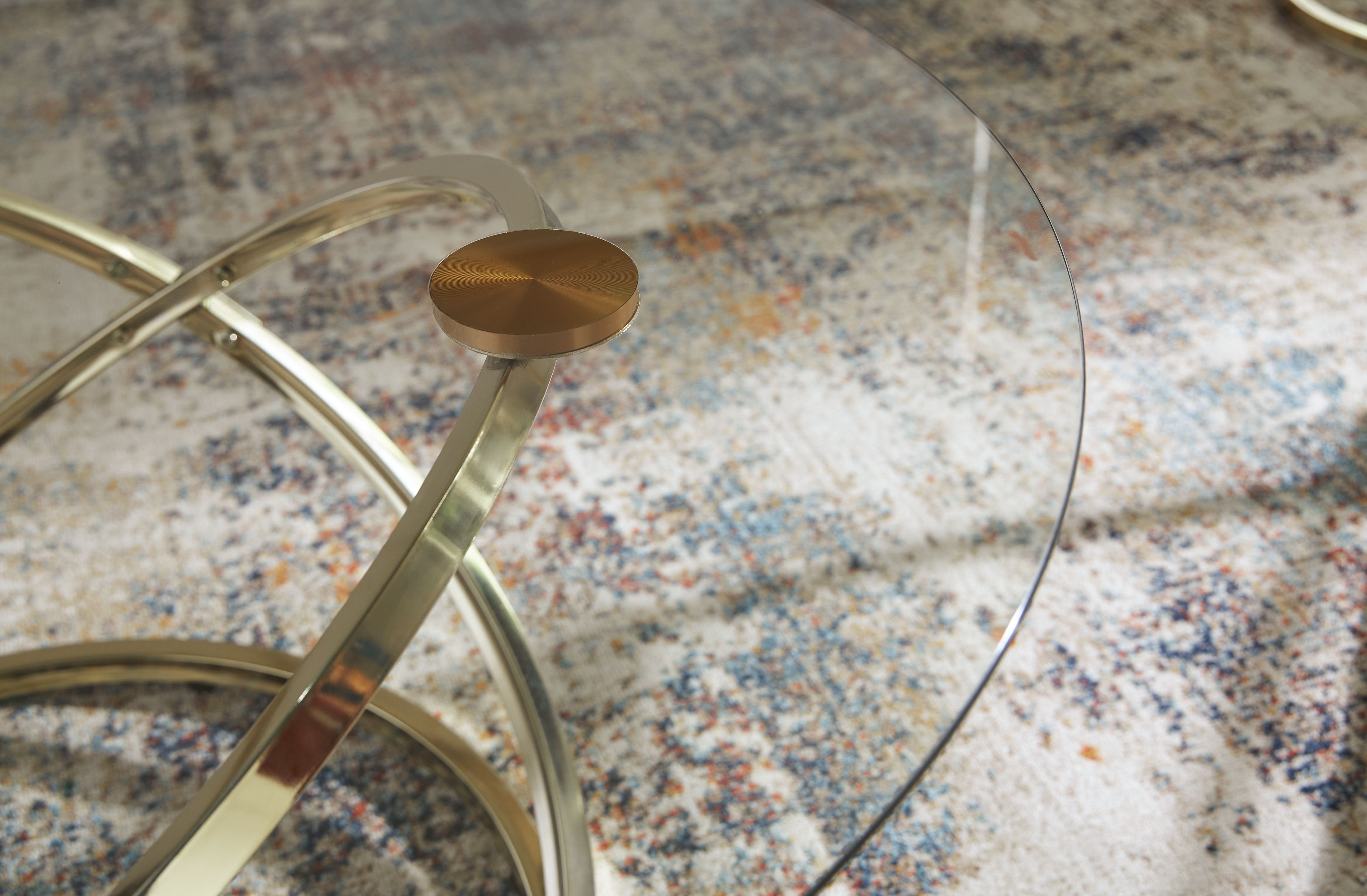 Ashley Furniture Crimonti - Occasional Table Set (Set of 3) - Champagne - Image 4