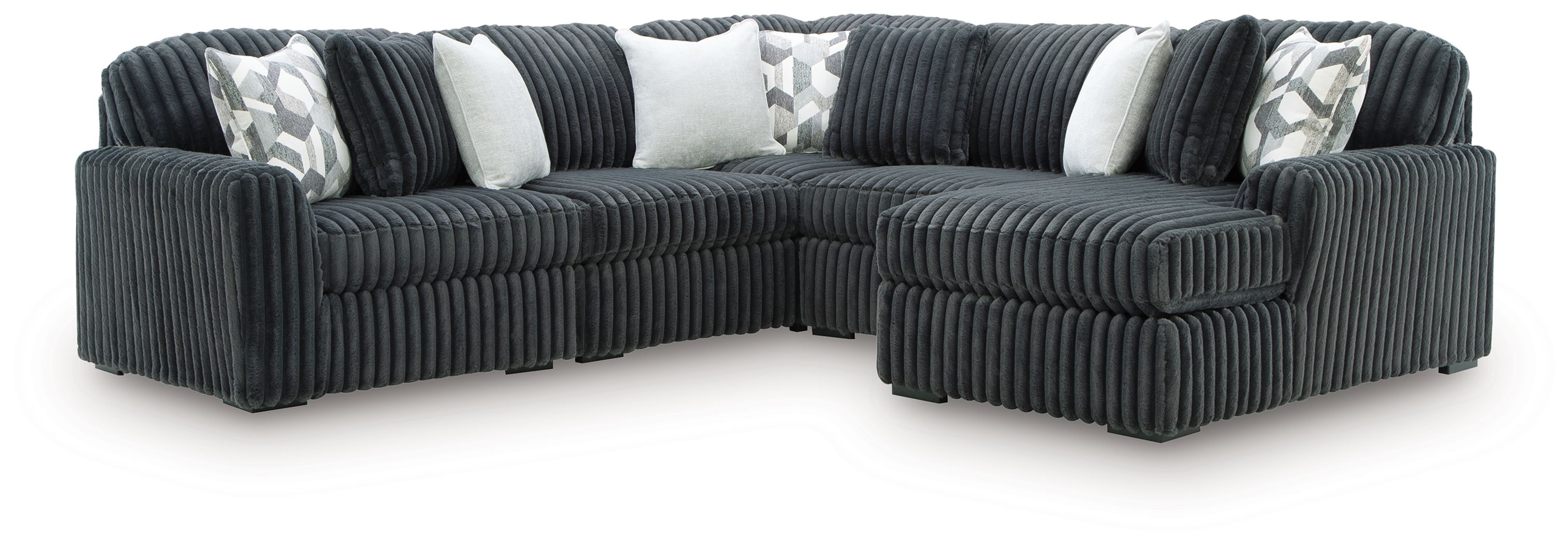 5 Pc · Sectional With RAF Corner Chaise