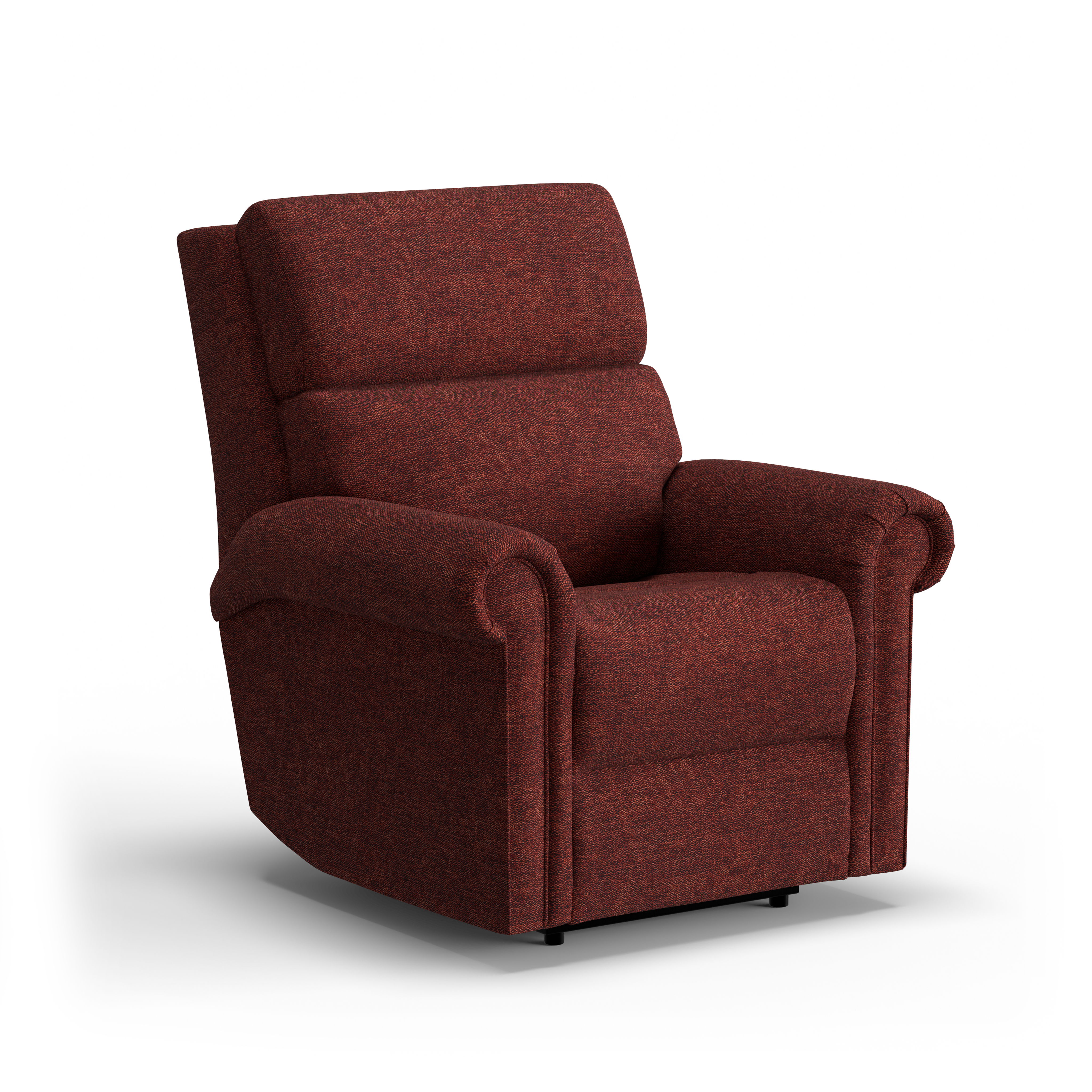 Bernard - Power Recliner With Power Headrest & Lumbar, blue