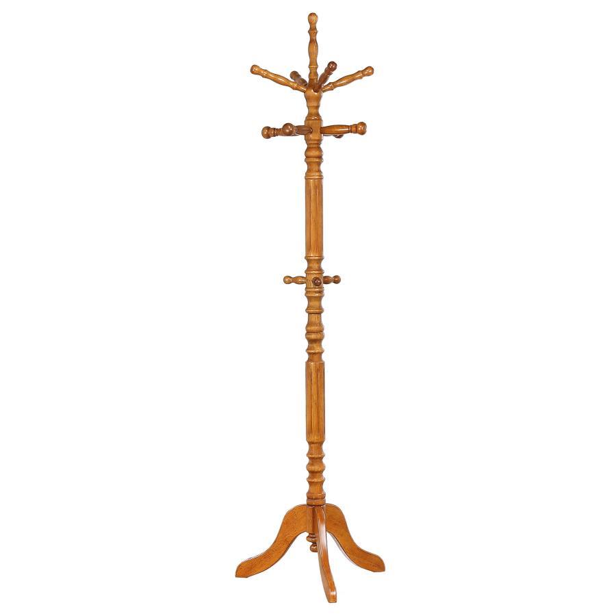 Achelle - Coat Rack With 11 Hooks - Golden Brown