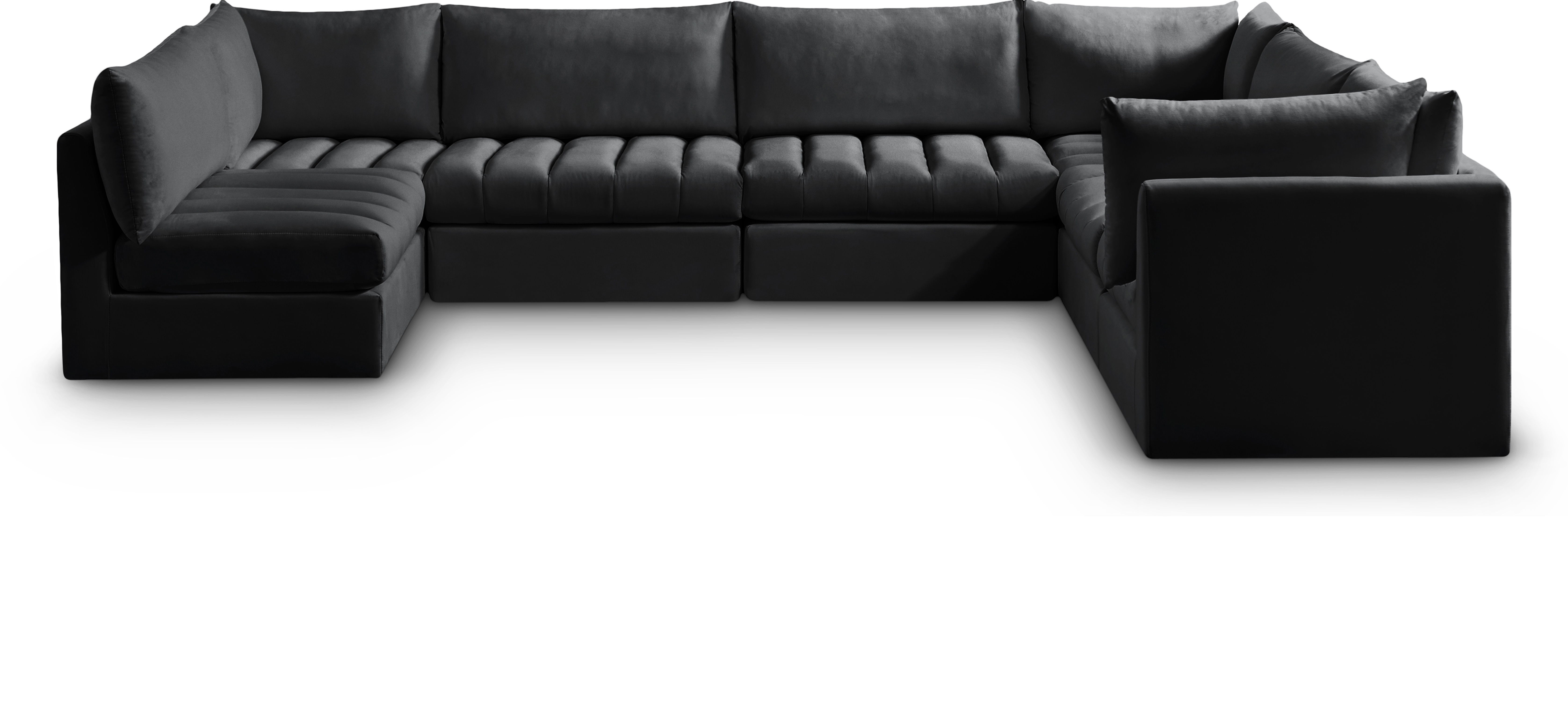 Jacob - Modular Sectional 7 Piece - Black