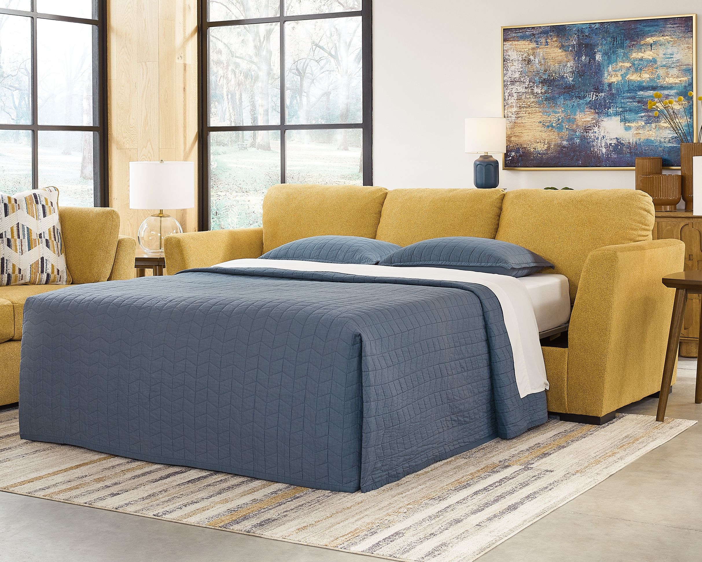 Keerwick - Queen Sofa Sleeper - Sunflower