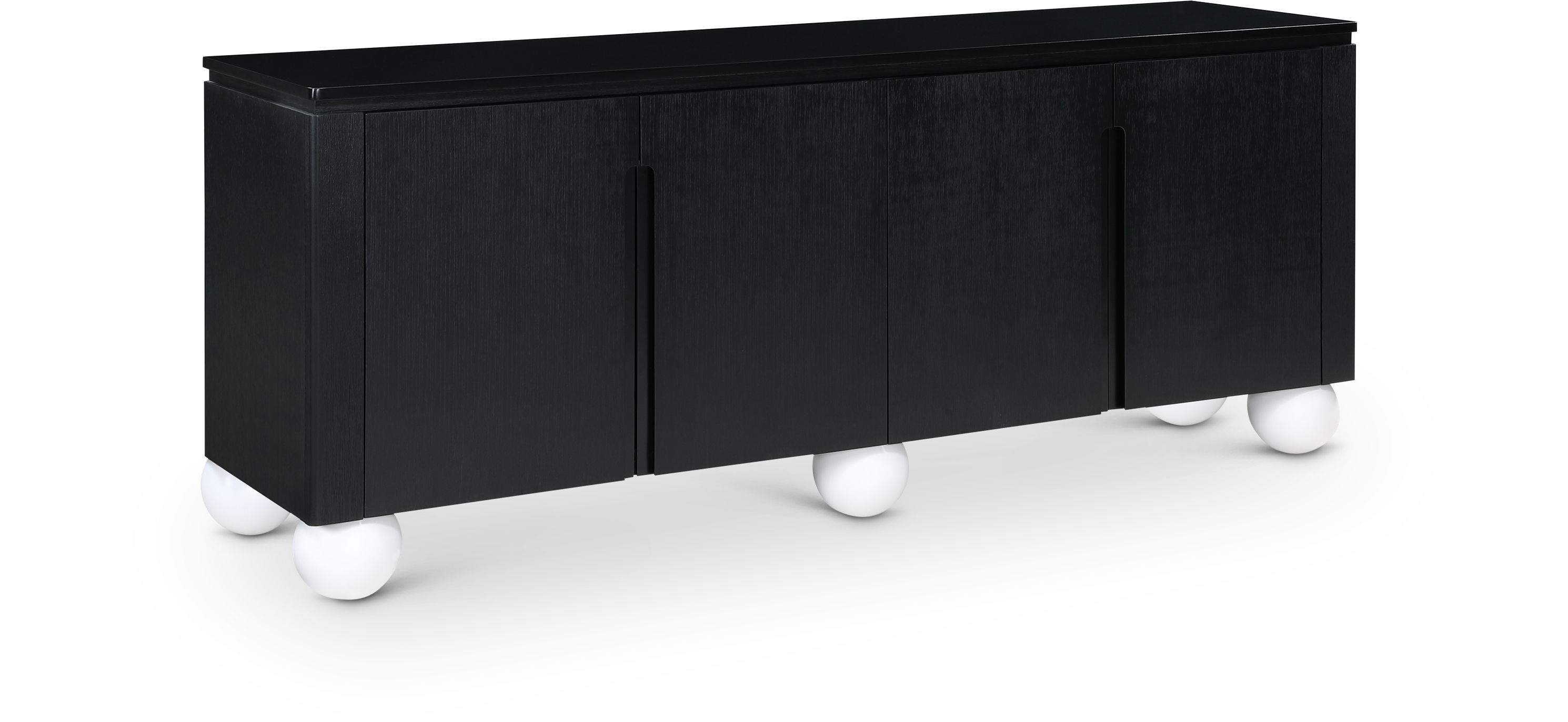 Cardiff - Wood Sideboard / Buffet - Black