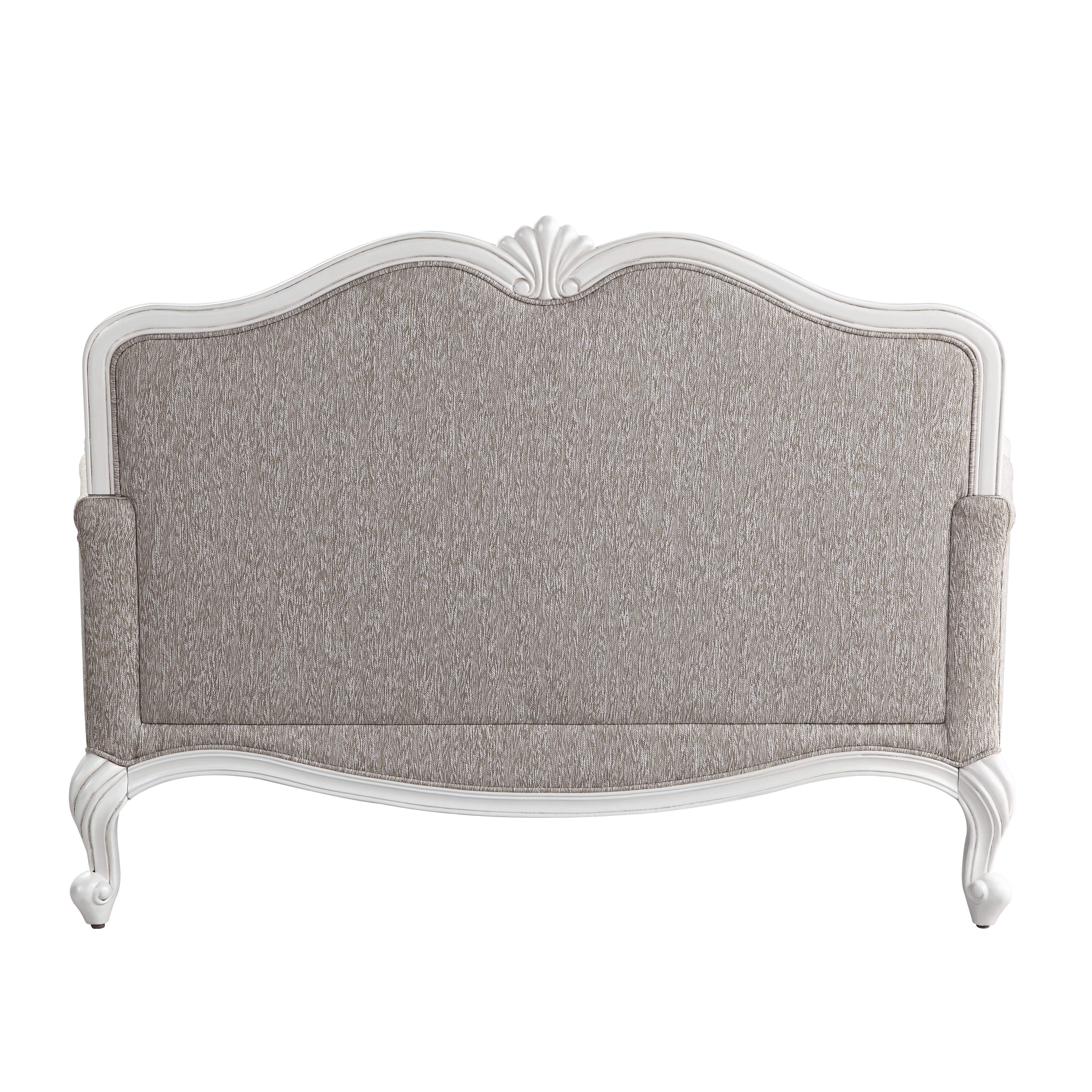 Ciddrenar - Loveseat With 3 Pillows - Fabric & White, blue, view 4