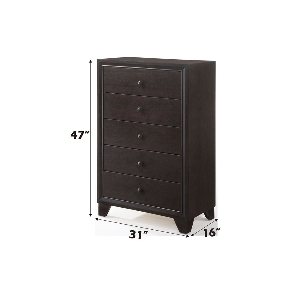 Madison - Chest - Espresso, dark brown, view 7