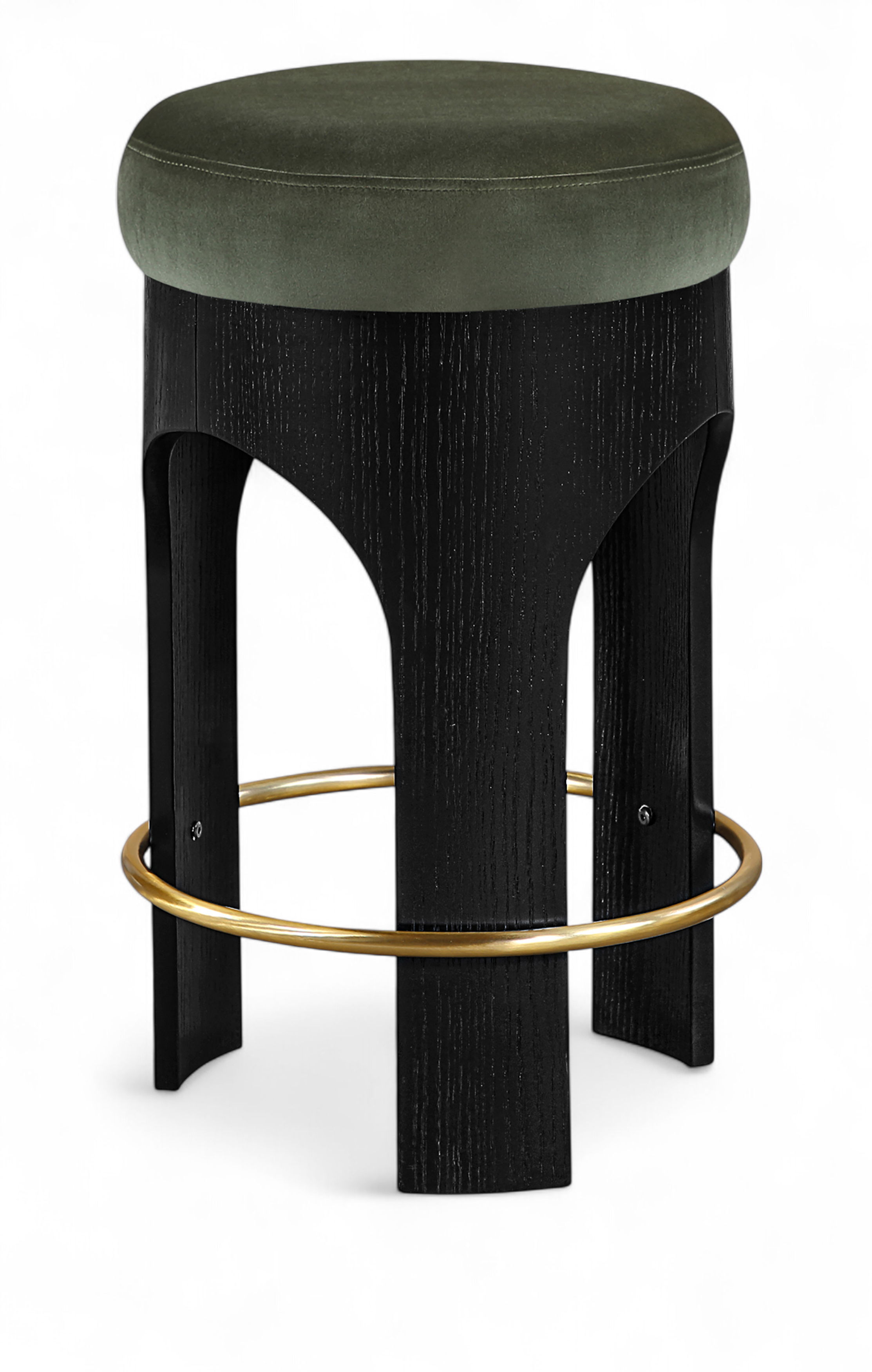 Bocceli - Upholstered Counter Stool - Green