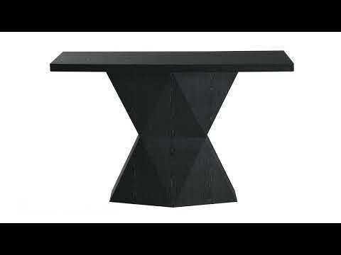 Dara - Console Table - Black, black, view 7