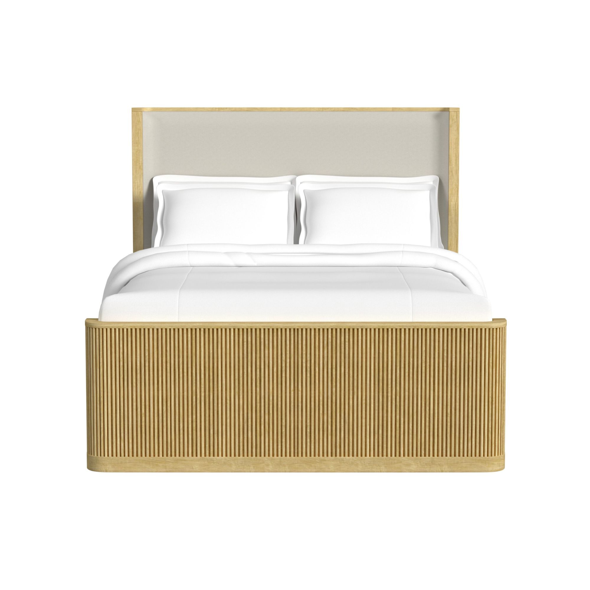 Sylvie - Queen Upholstered Bed - Natural