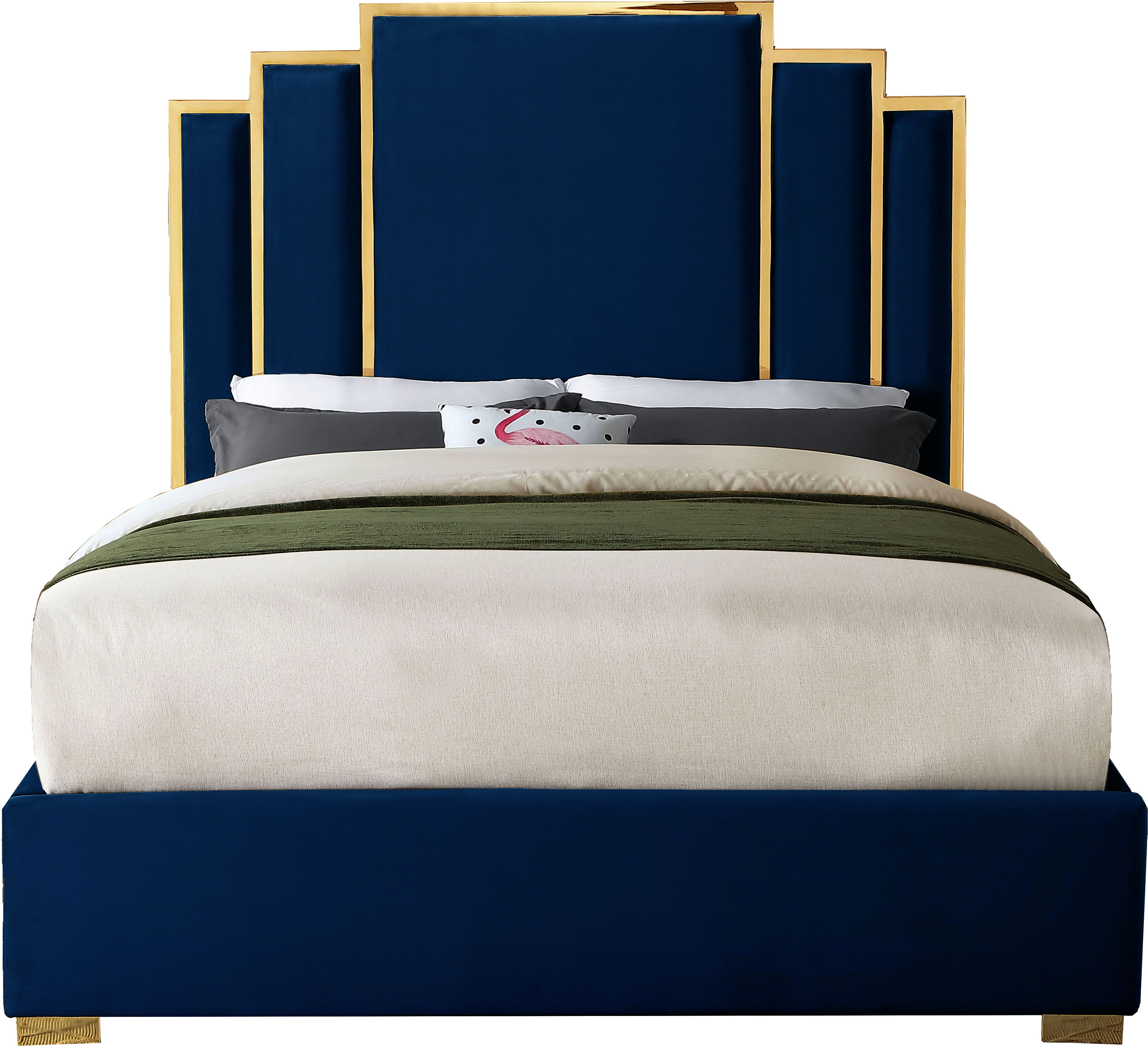 Hugo - Queen Bed - Navy
