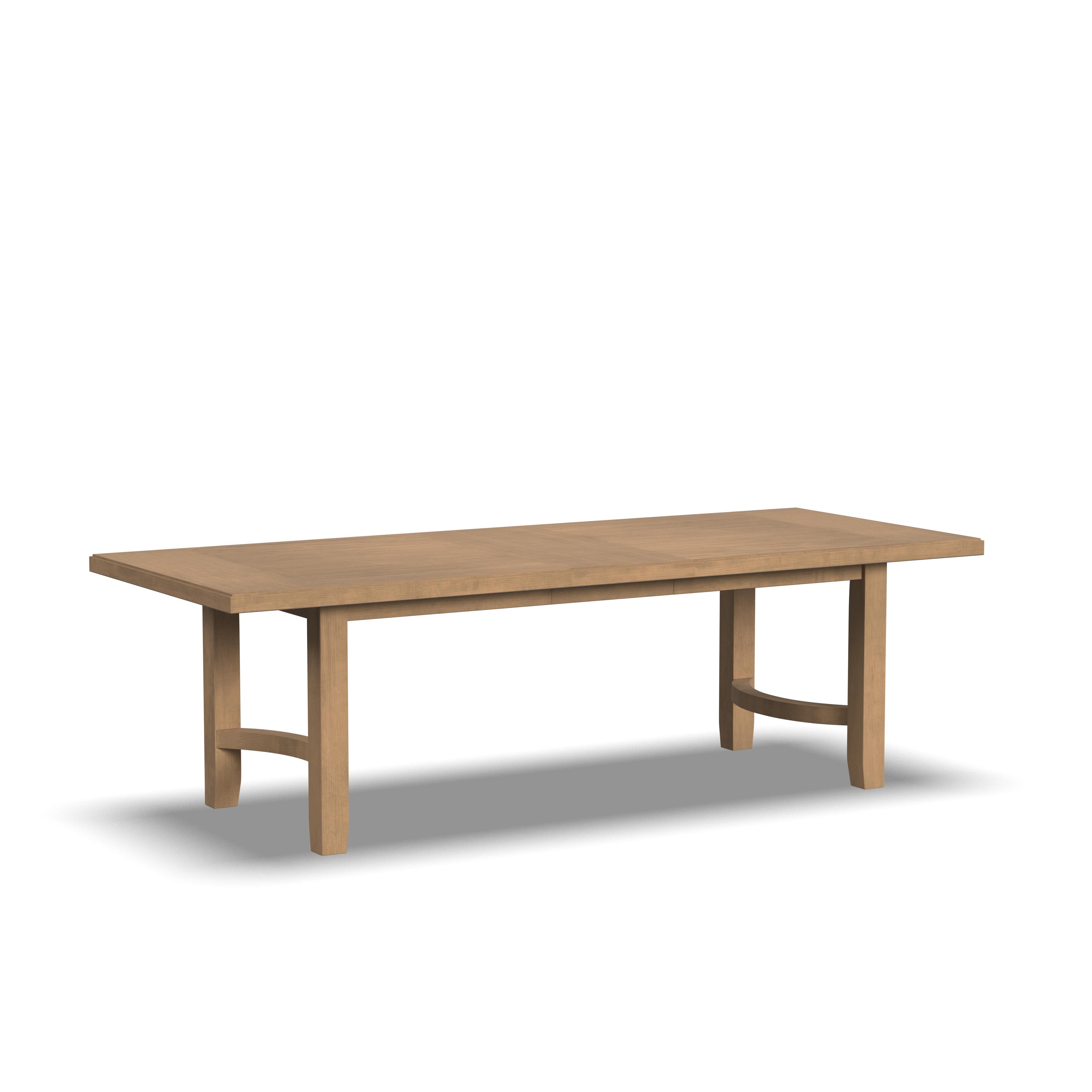 Normandy - Rectangular Dining Table - Light Brown, light brown