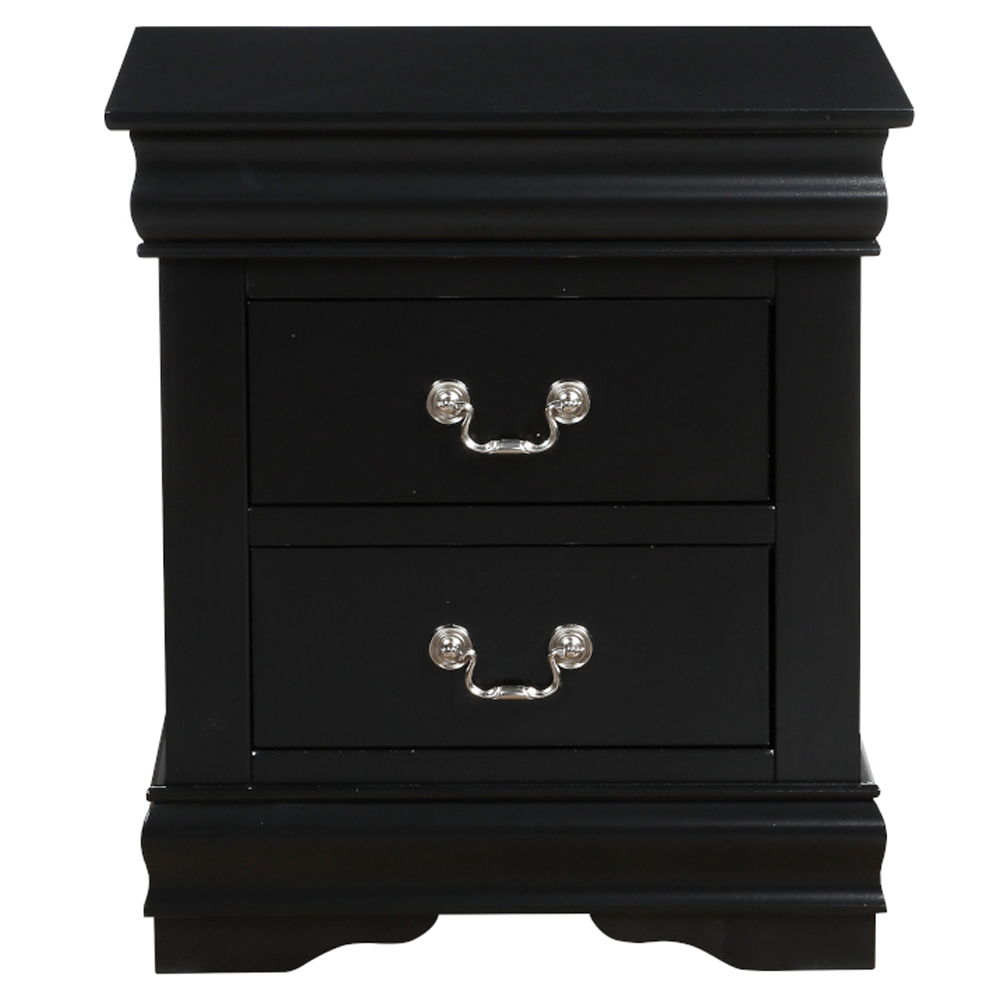 Louis Philippe - Nightstand - Black, black, view 7