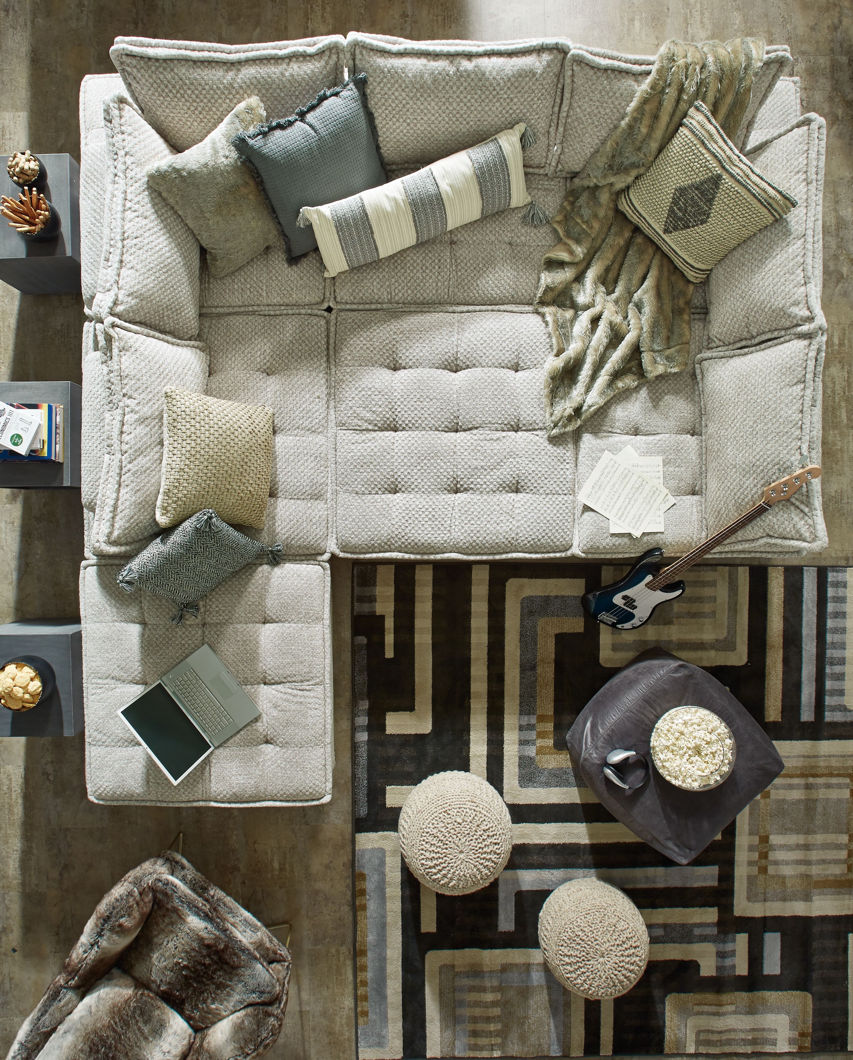 Ashley Furniture Bales - Accent Chair - Taupe - Image 10