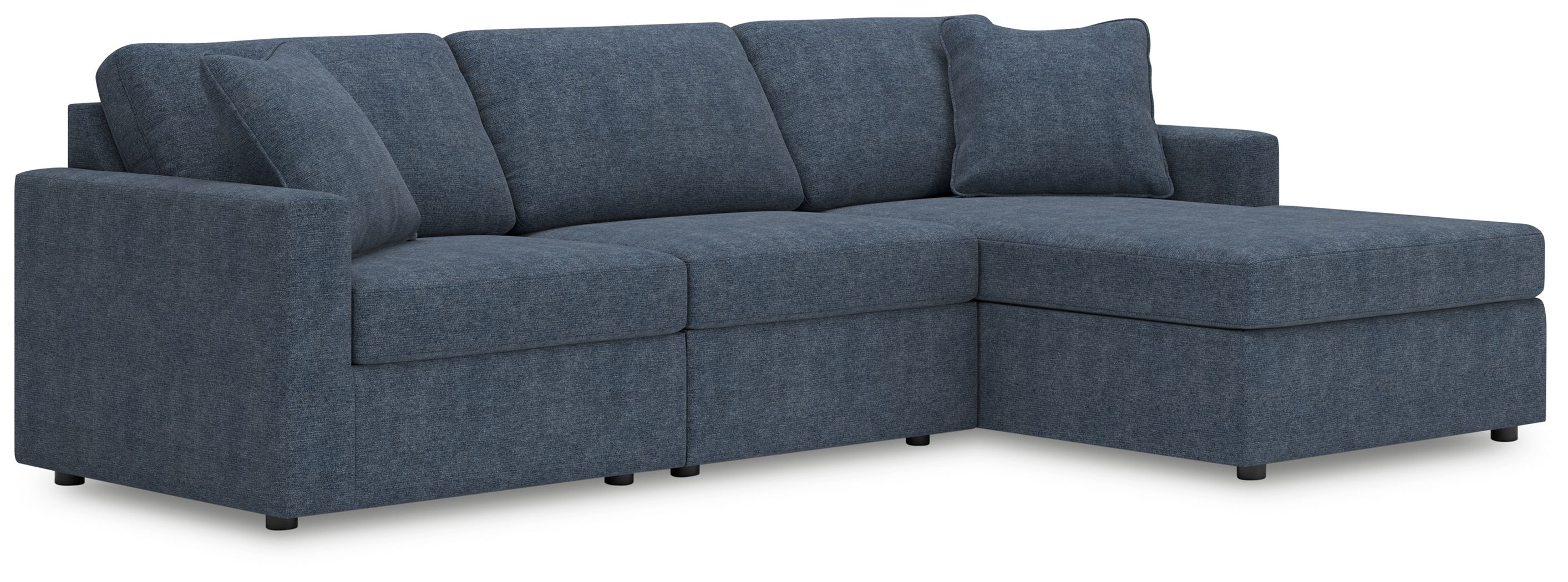 Modmax – 3-Piece Sectional With Raf Corner Chaise – Ink