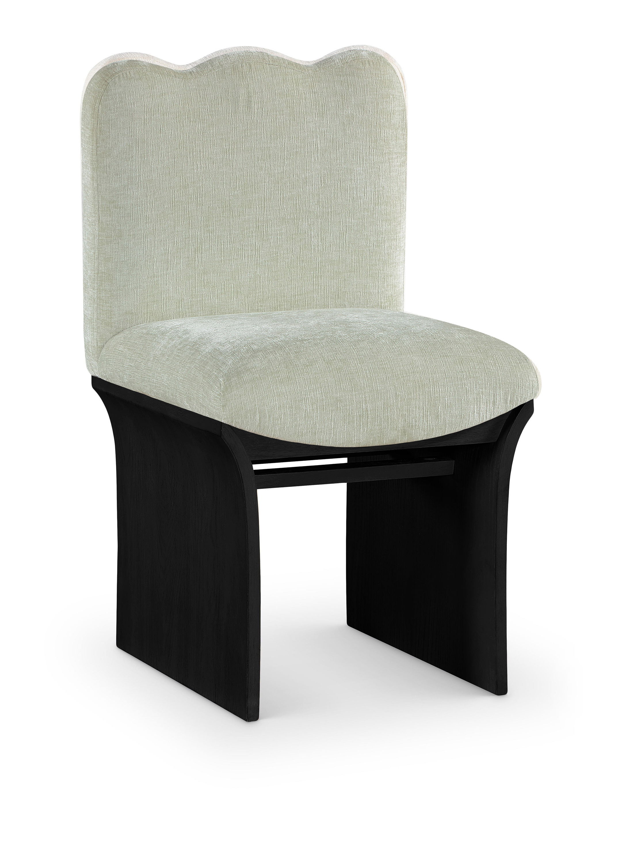 Shaw - Chenille Fabric Upholstered Dining Chair - Mint