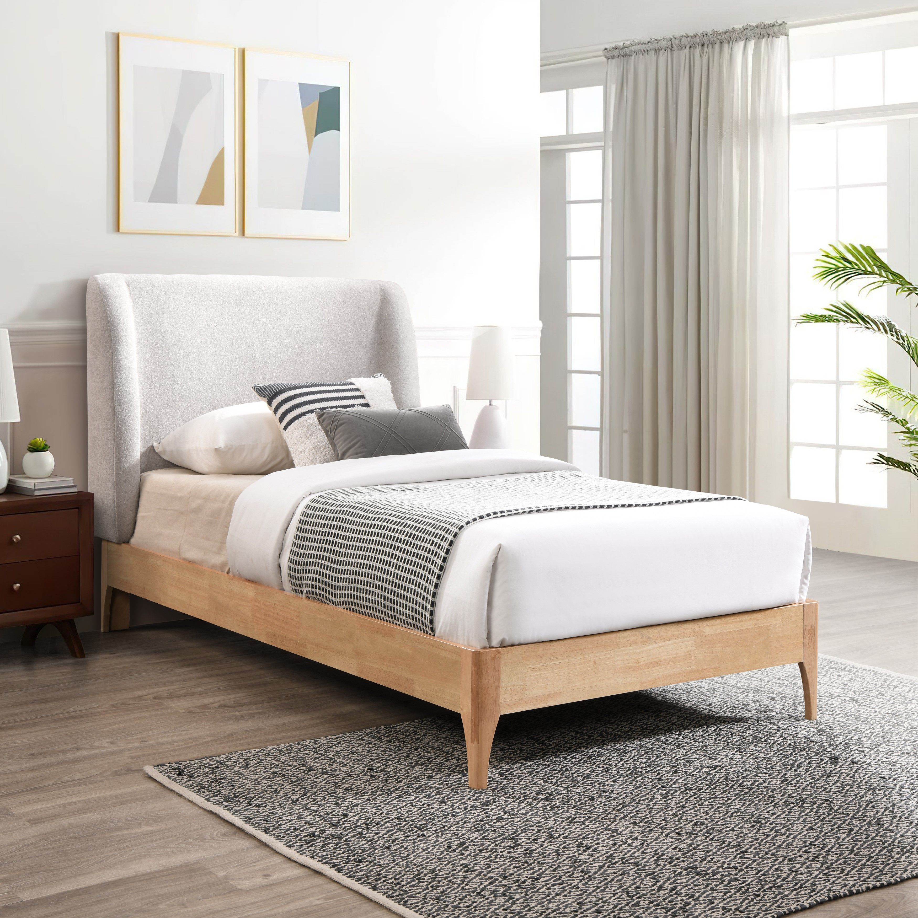 Ventura - Twin Bed - Gray