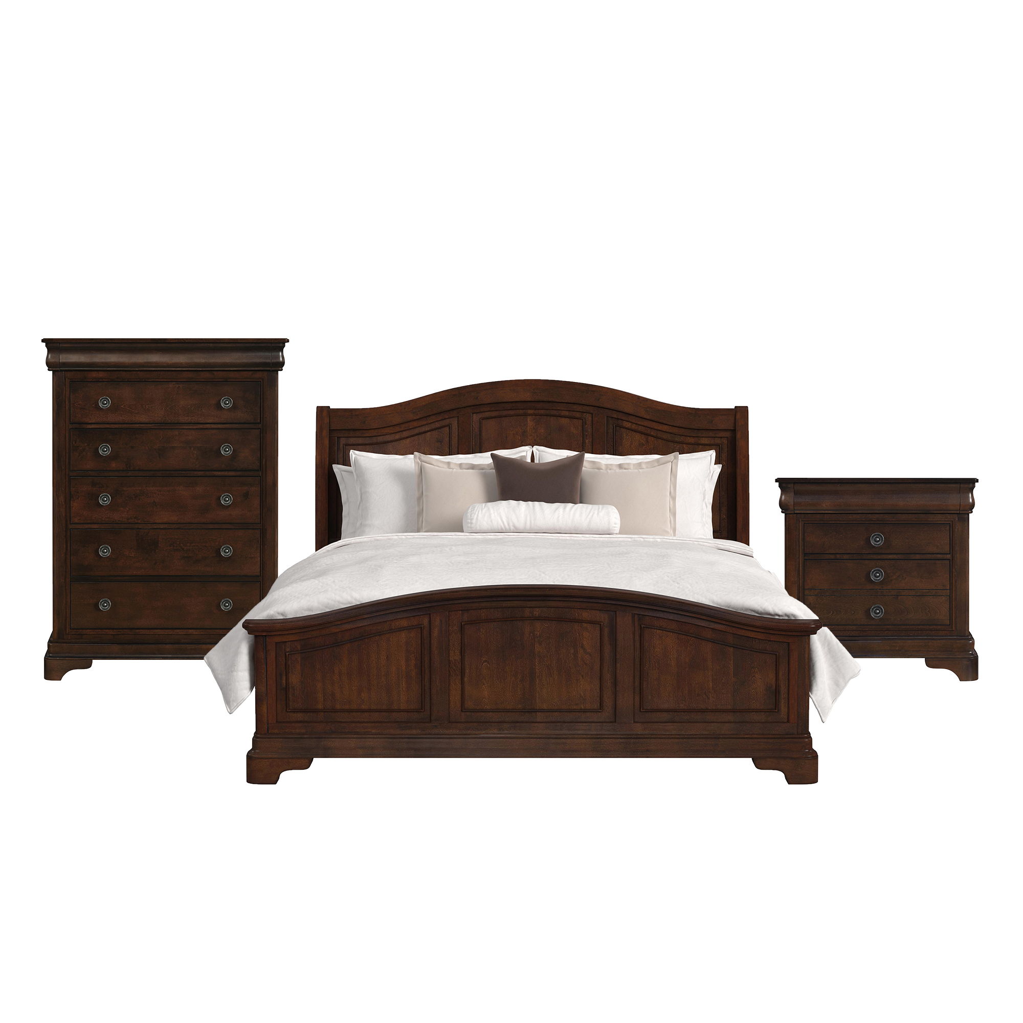 King · 3 Pc · Bedroom Set