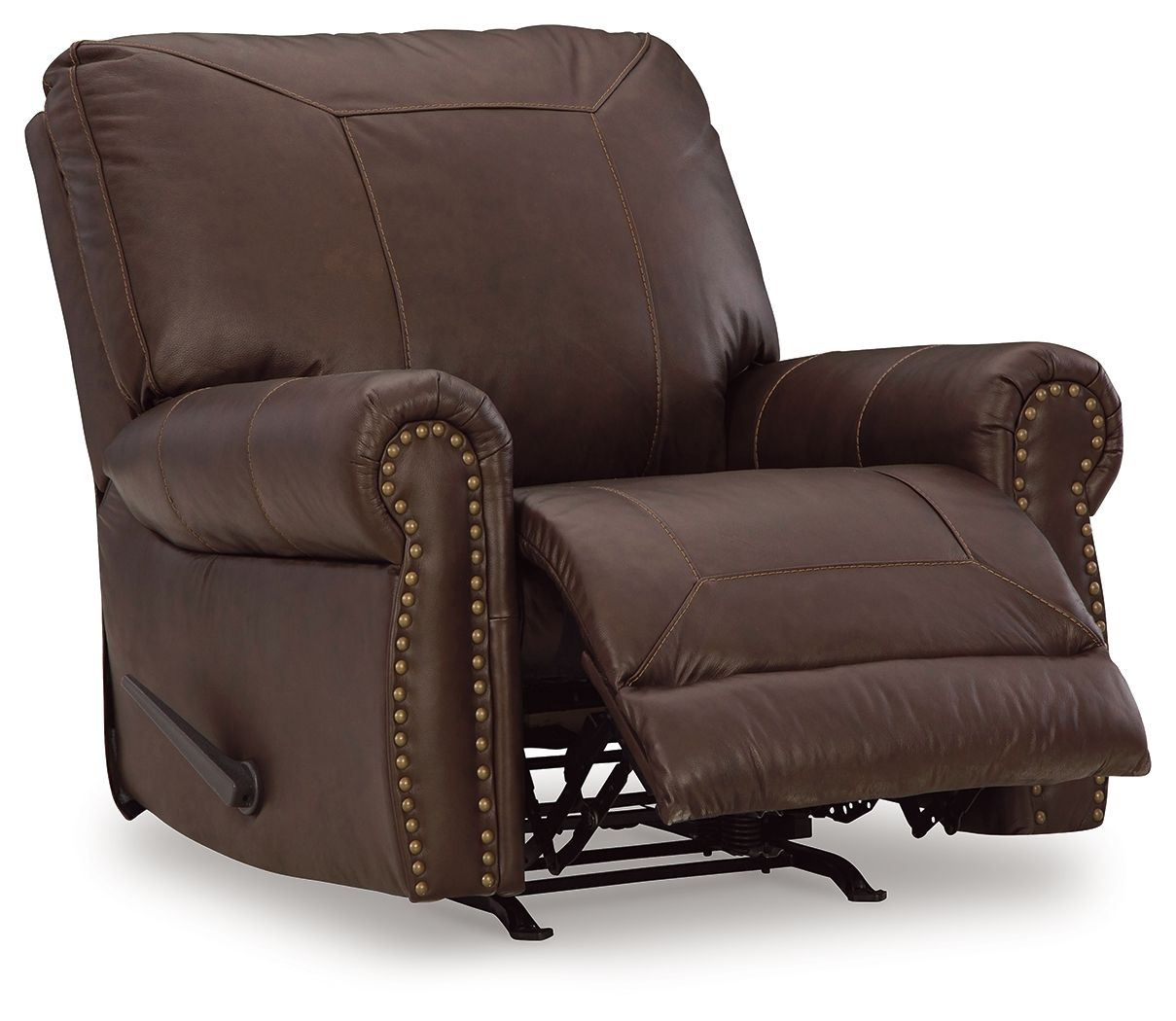 Ashley Furniture Colleton - 3 Pc. - Sofa, Loveseat, Rocker Recliner - Dark Brown - Image 11