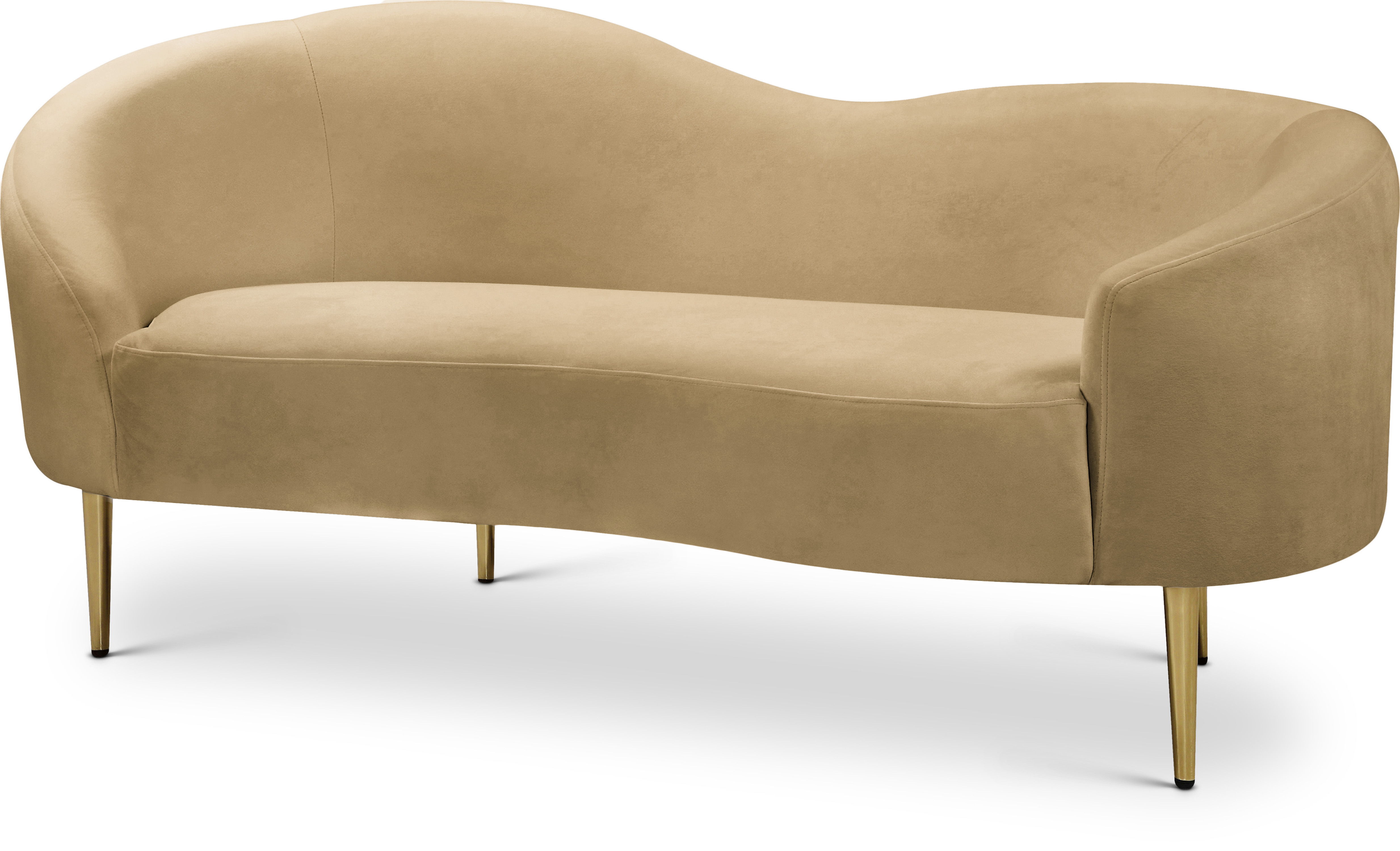Ritz - Loveseat - Camel