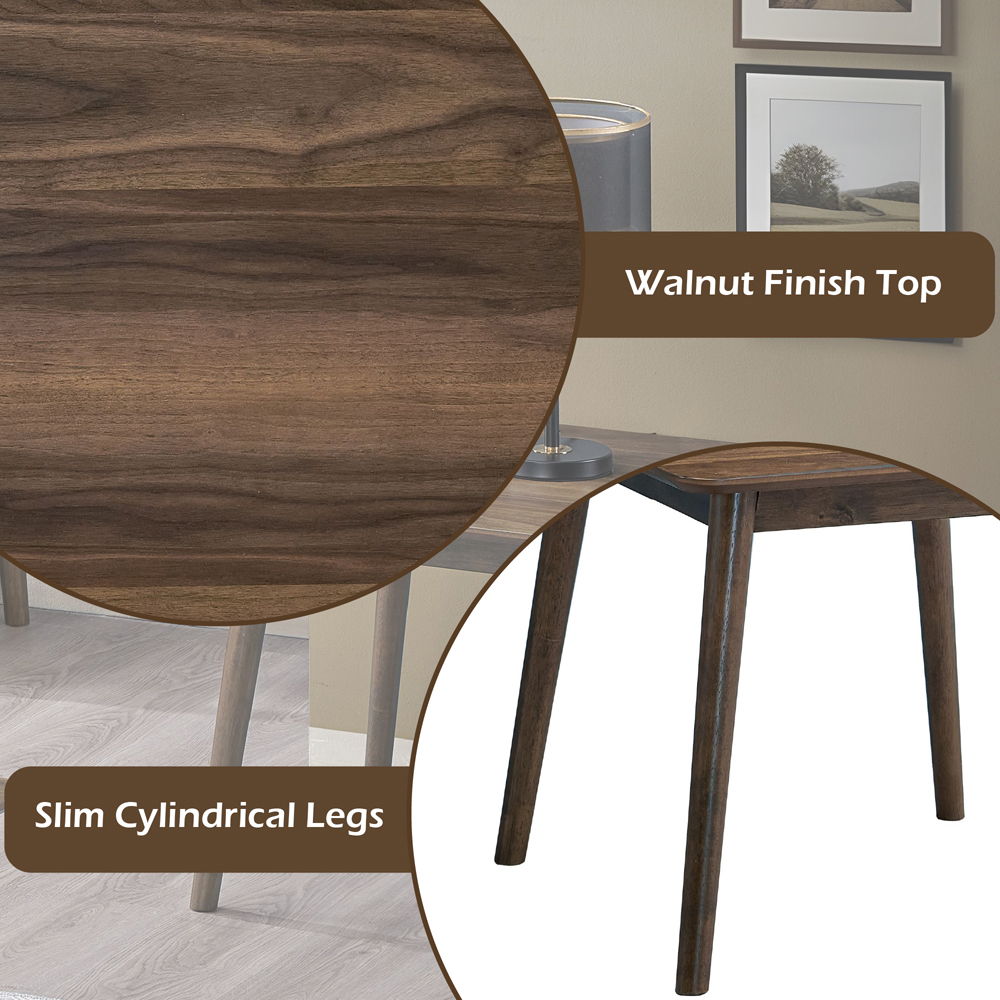 Lamonte - End Table - Walnut, dark brown, view 8
