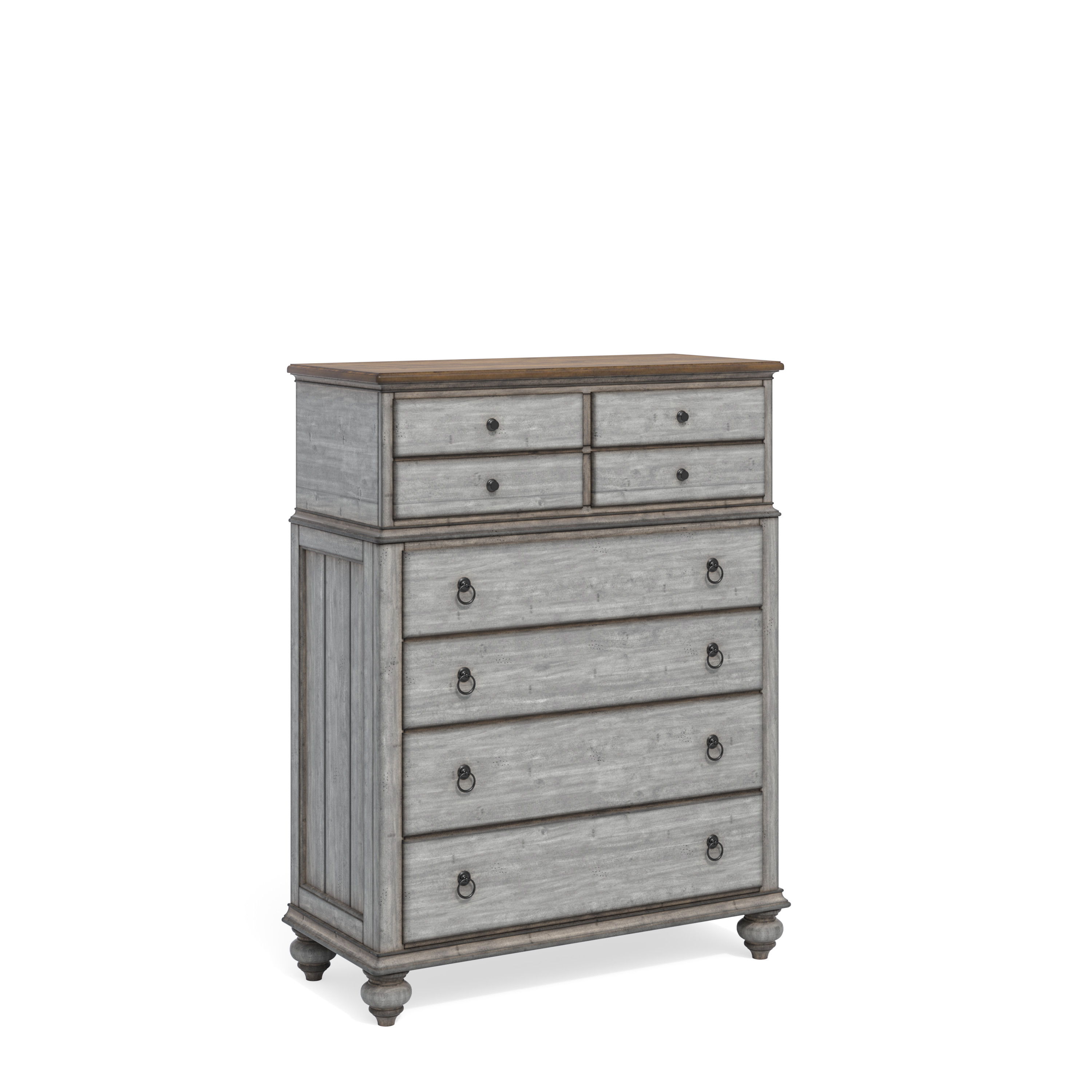 Plymouth - Drawer Chest - Gray, gray