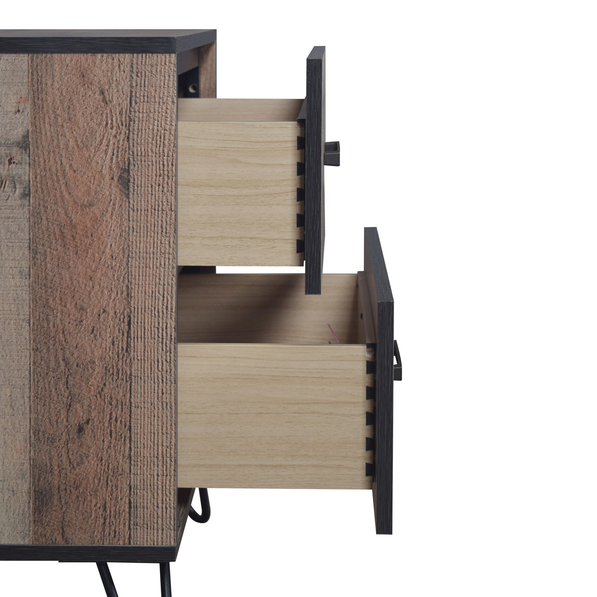 Elk River - Nightstand - Rustic, light brown, view 5