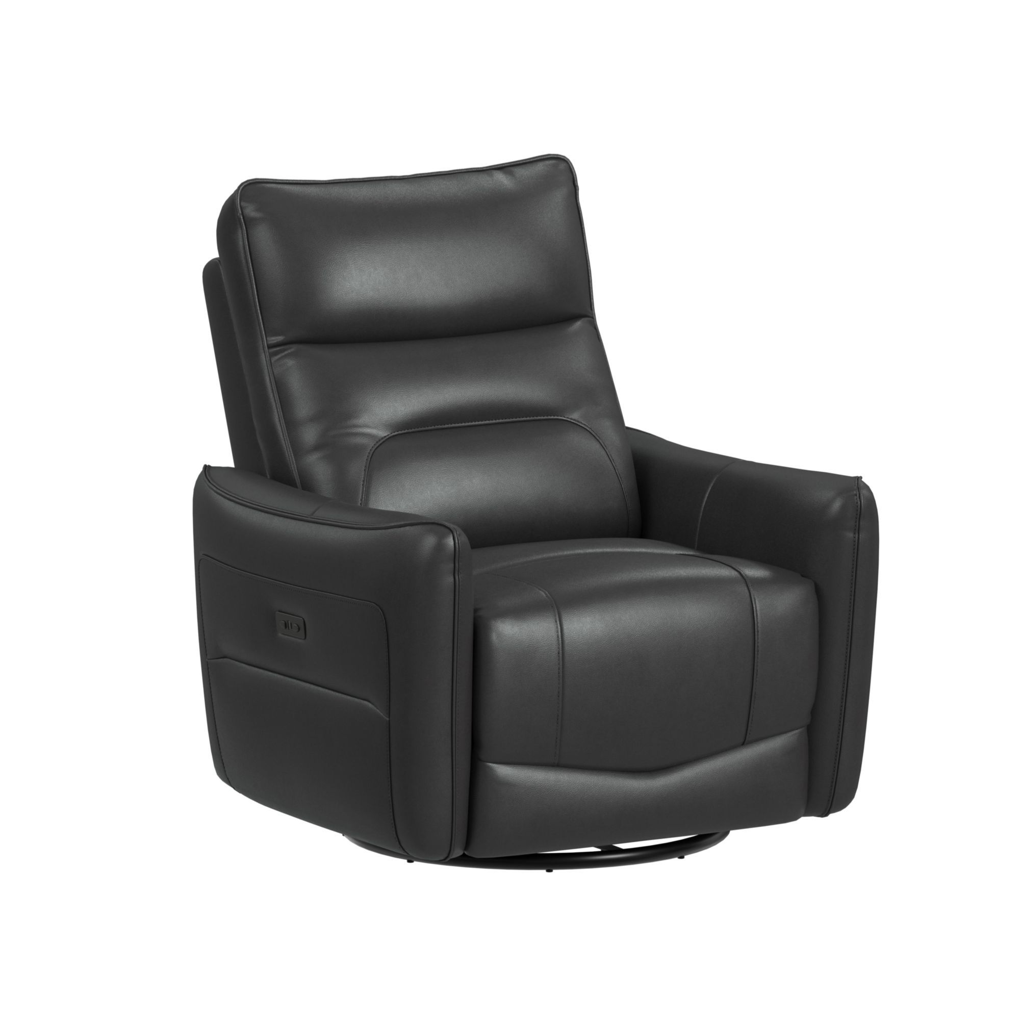 Deco - P1 Recliner With Glider And Swivel - Del Mar Gray