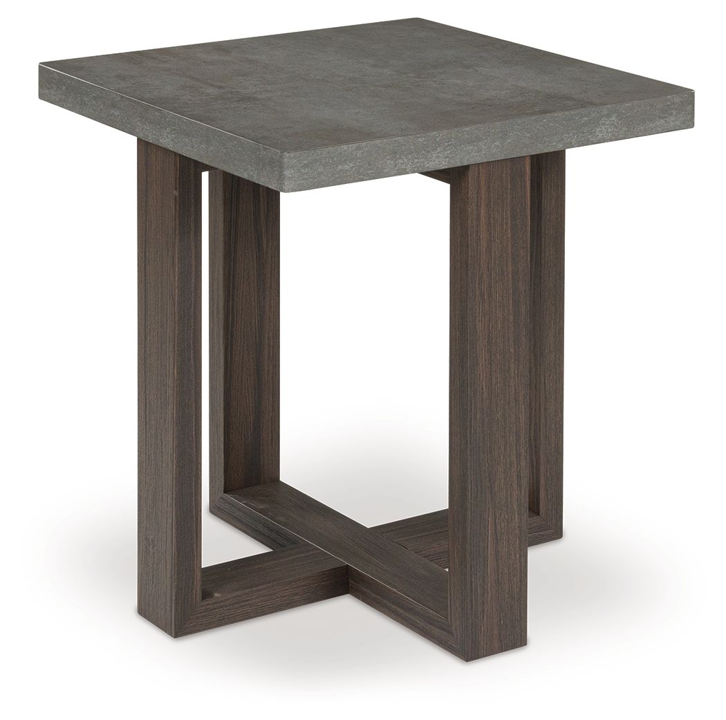 Ashley Furniture Dynnford - Occasional Table Set (Set of 3) - Gray / Brown - Image 5