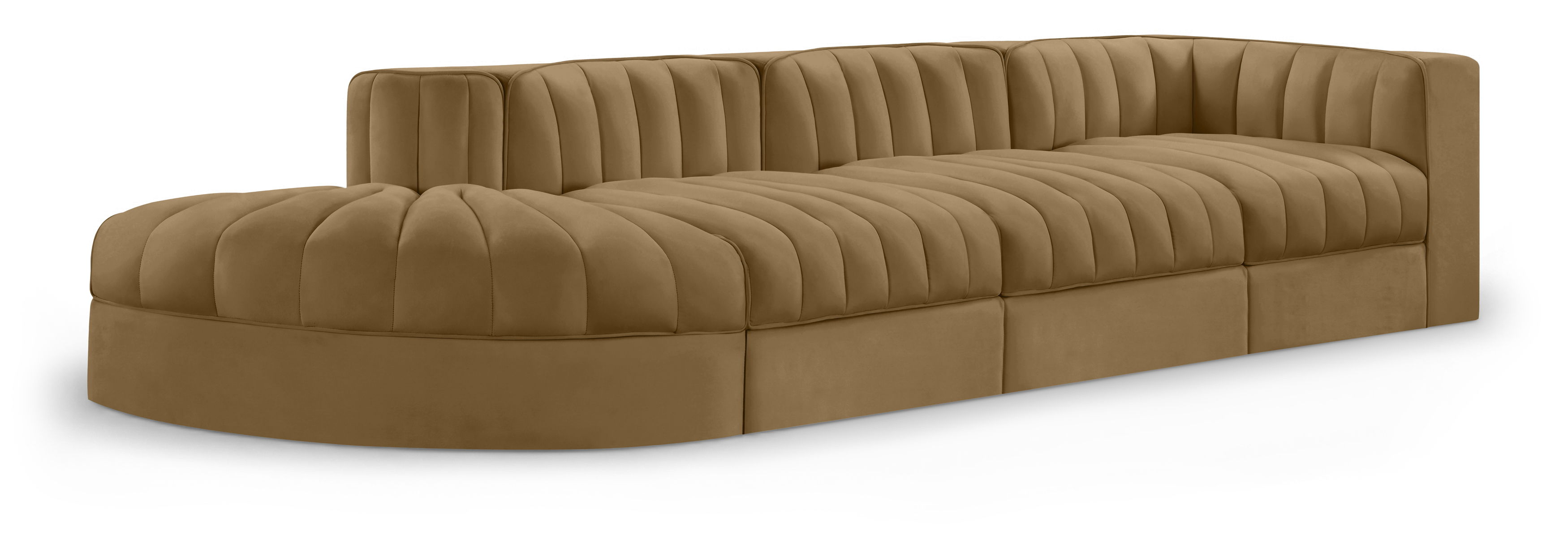 4 Pc · Modular Sectional With Reverse Corner Chair