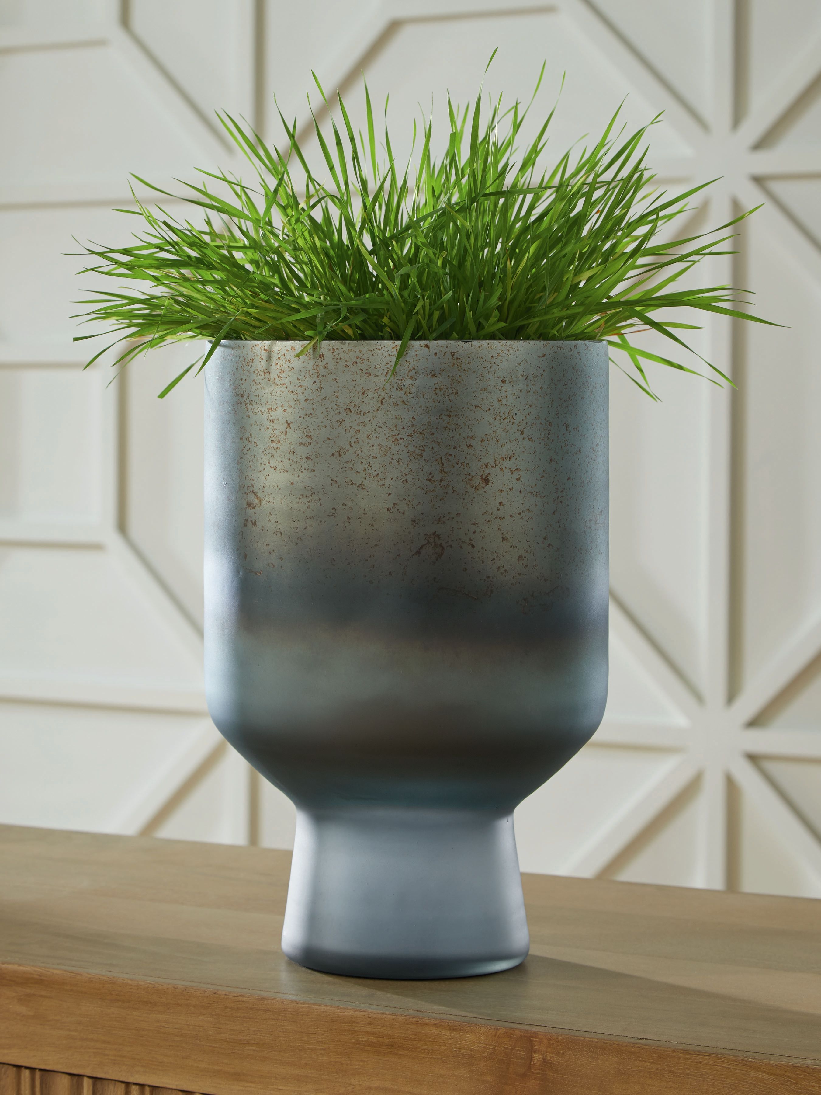 Pennmore - Vase - 12" - Antique Blue