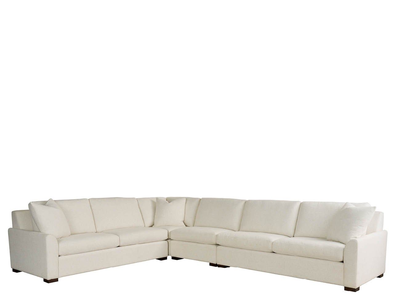 Anna - 4 Piece Sectional - White Image