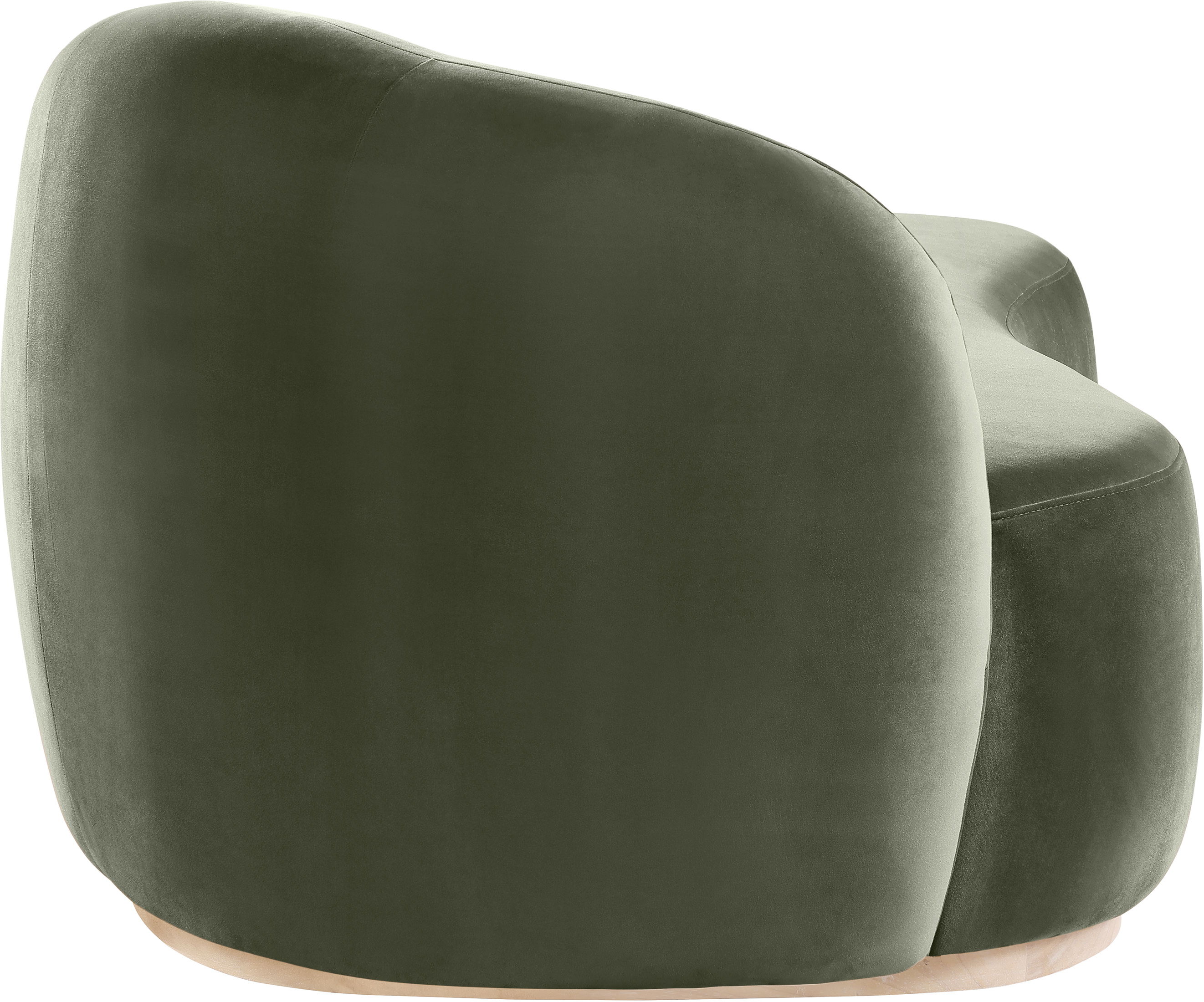 Gustavo - Velvet Upholstered Chaise - Green