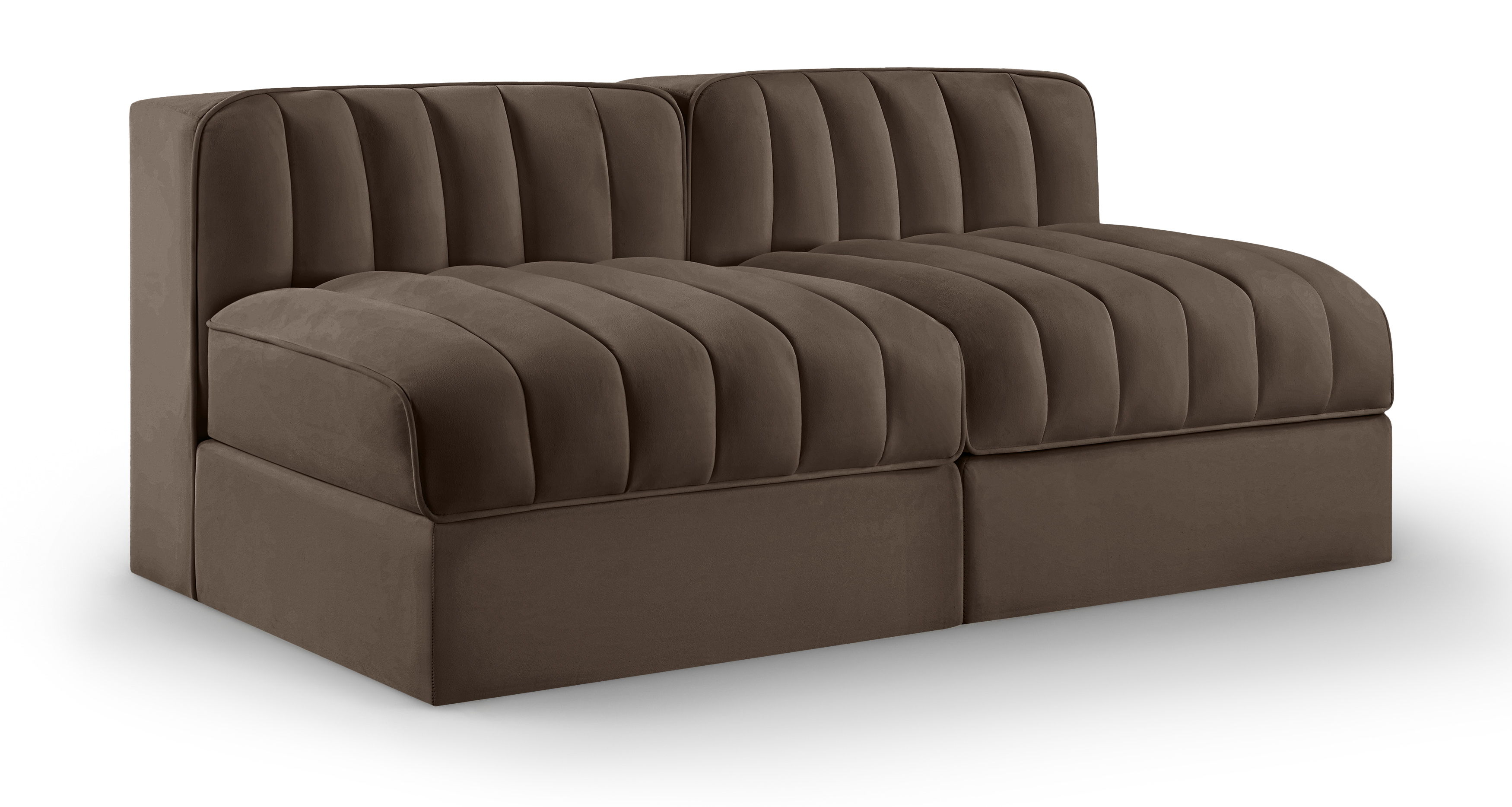 2 Pc · Modular Armless Loveseat