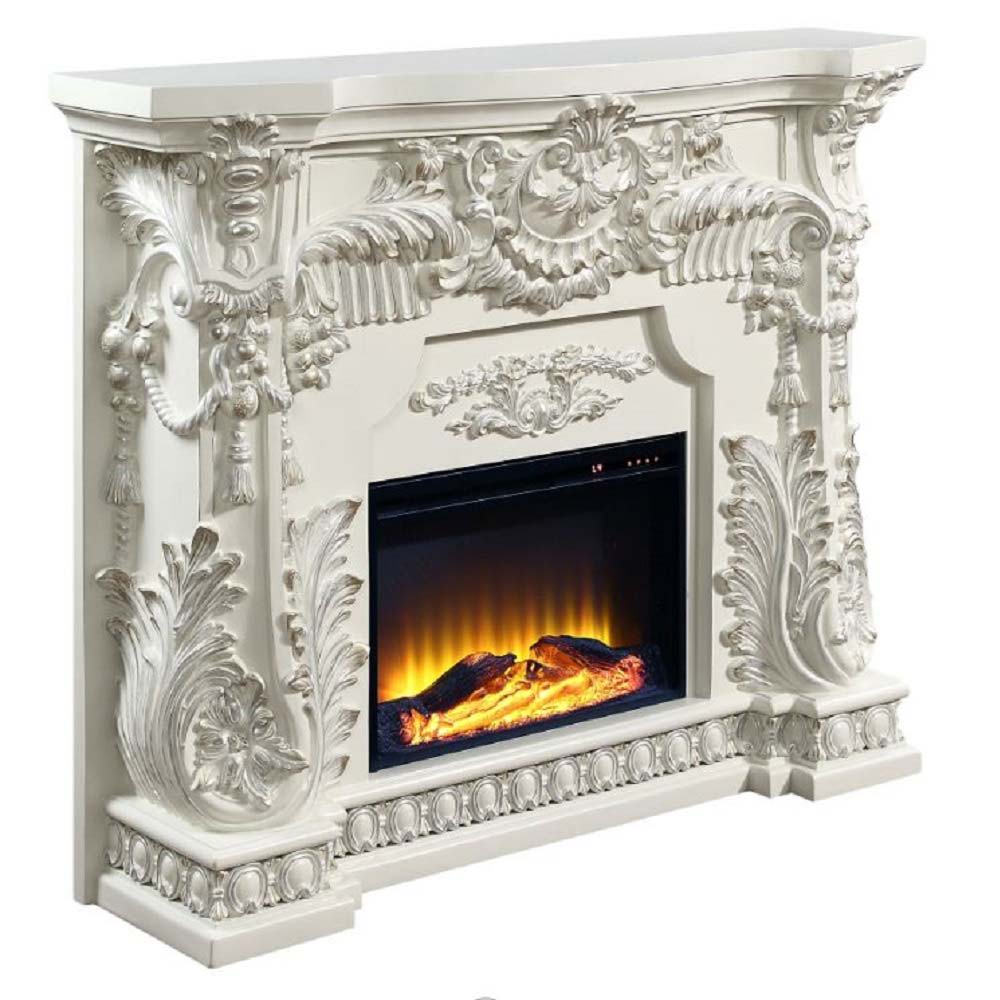 Adara - Fireplace - Antique White, white, view 2