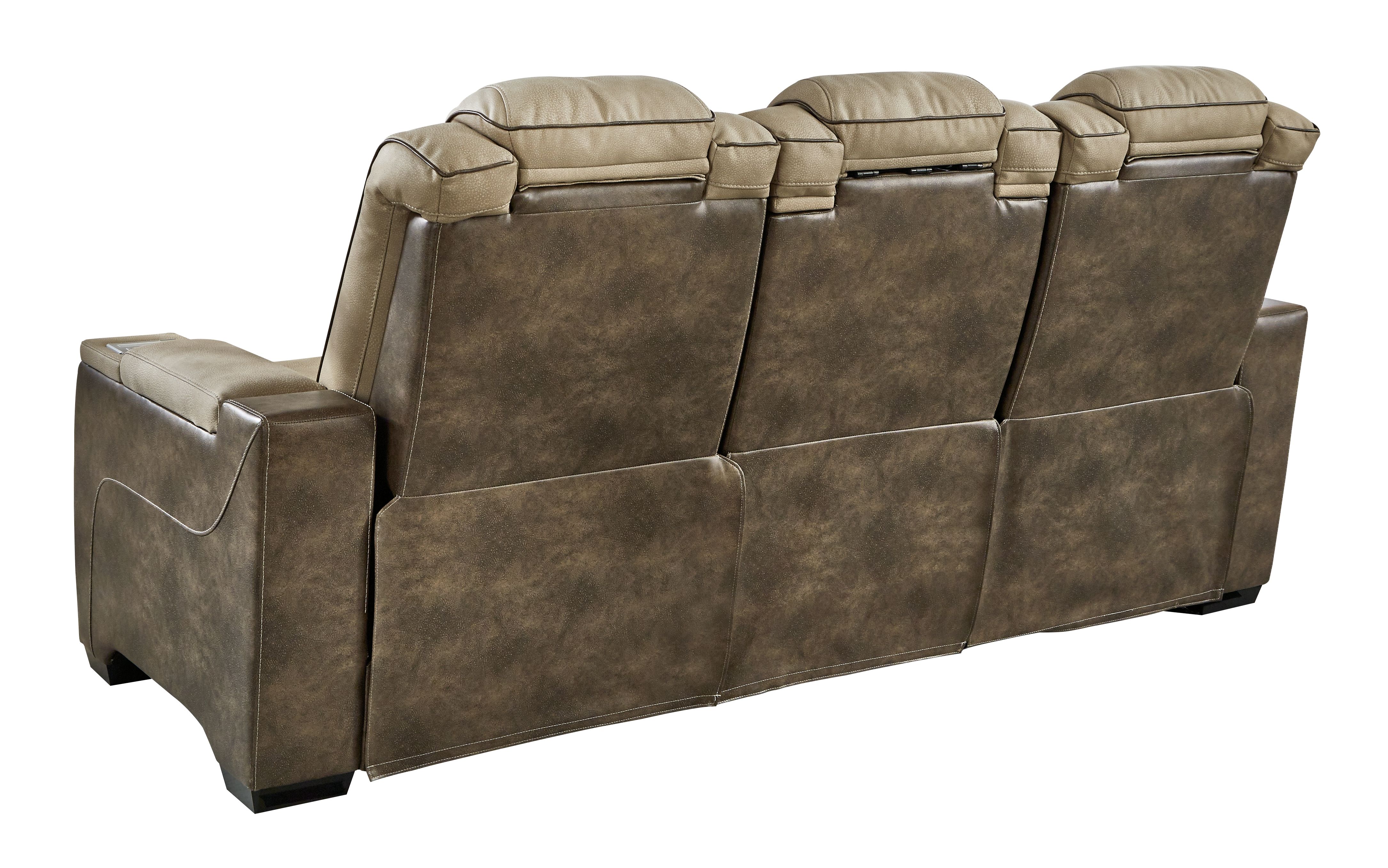 Ashley Furniture Next-Gen Durapella - Power Reclining Sofa/Adj Headrest - Sand - Image 6