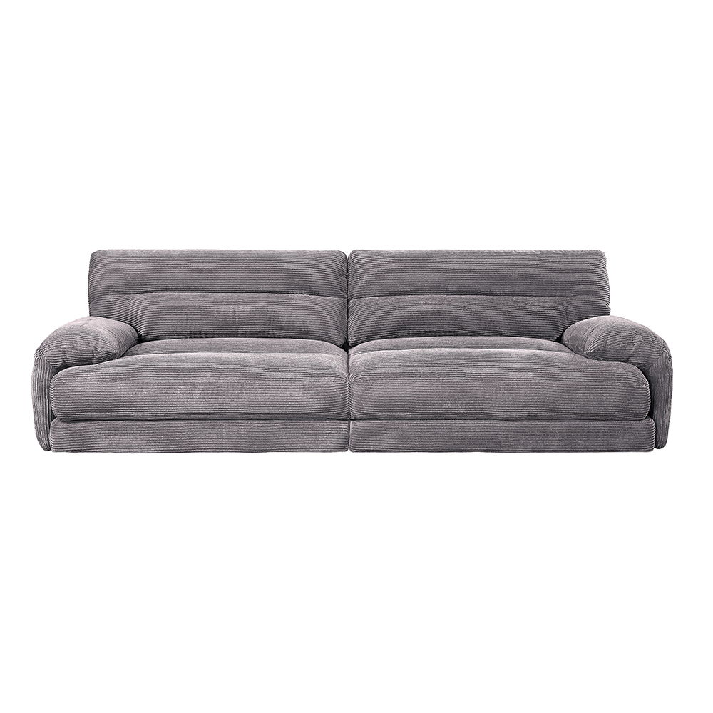 Cadenza - Loveseat - Gray Corduroy, gray, view 3