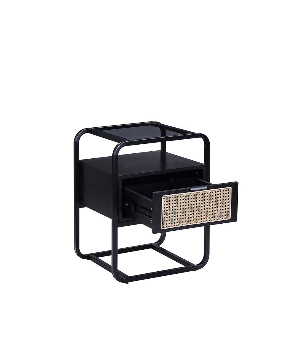 Colson - Accent Table - Black, black, view 3