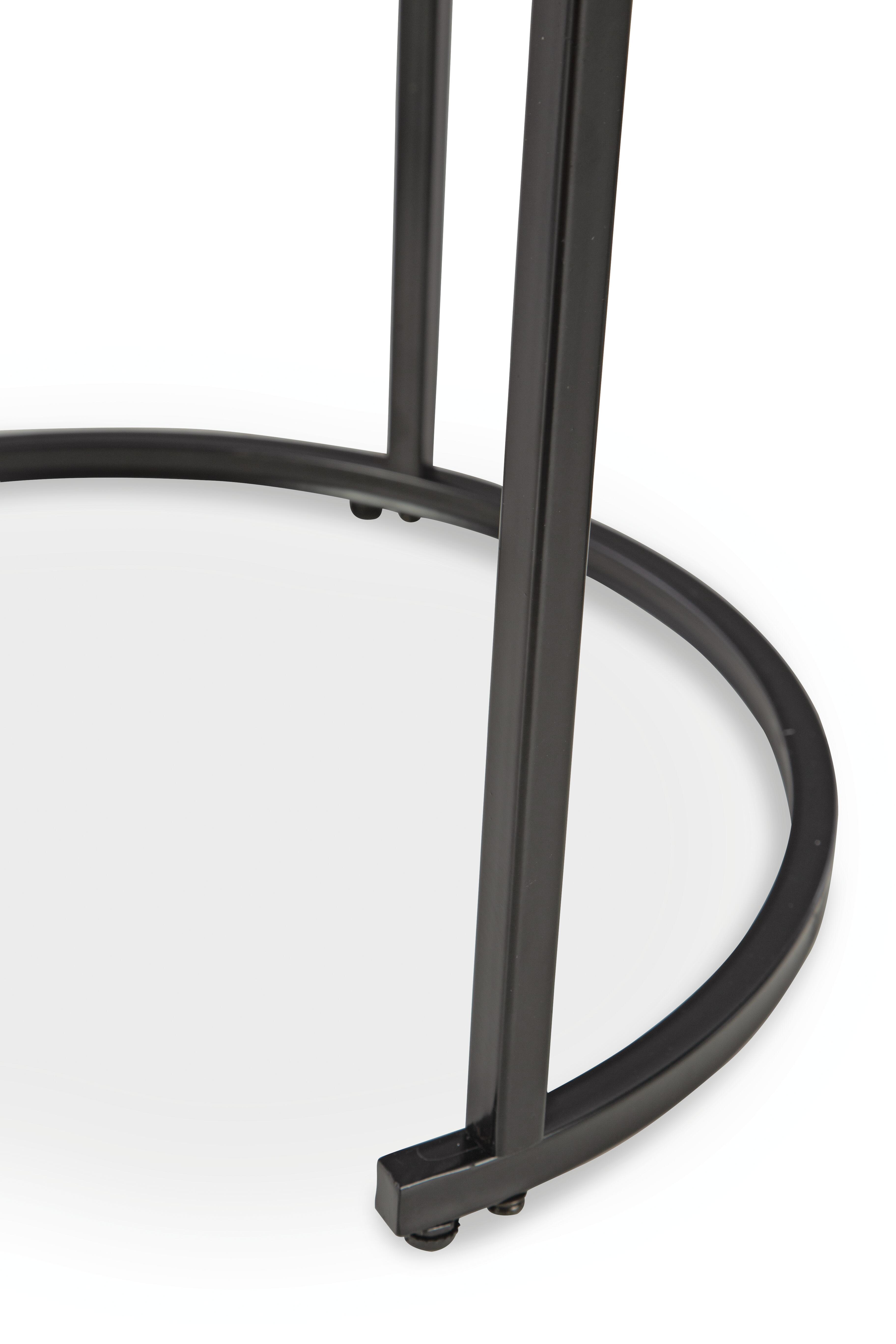 Ashley Furniture Jusmour - Occasional Nesting Table (Set of 4) - Black / White - Image 6