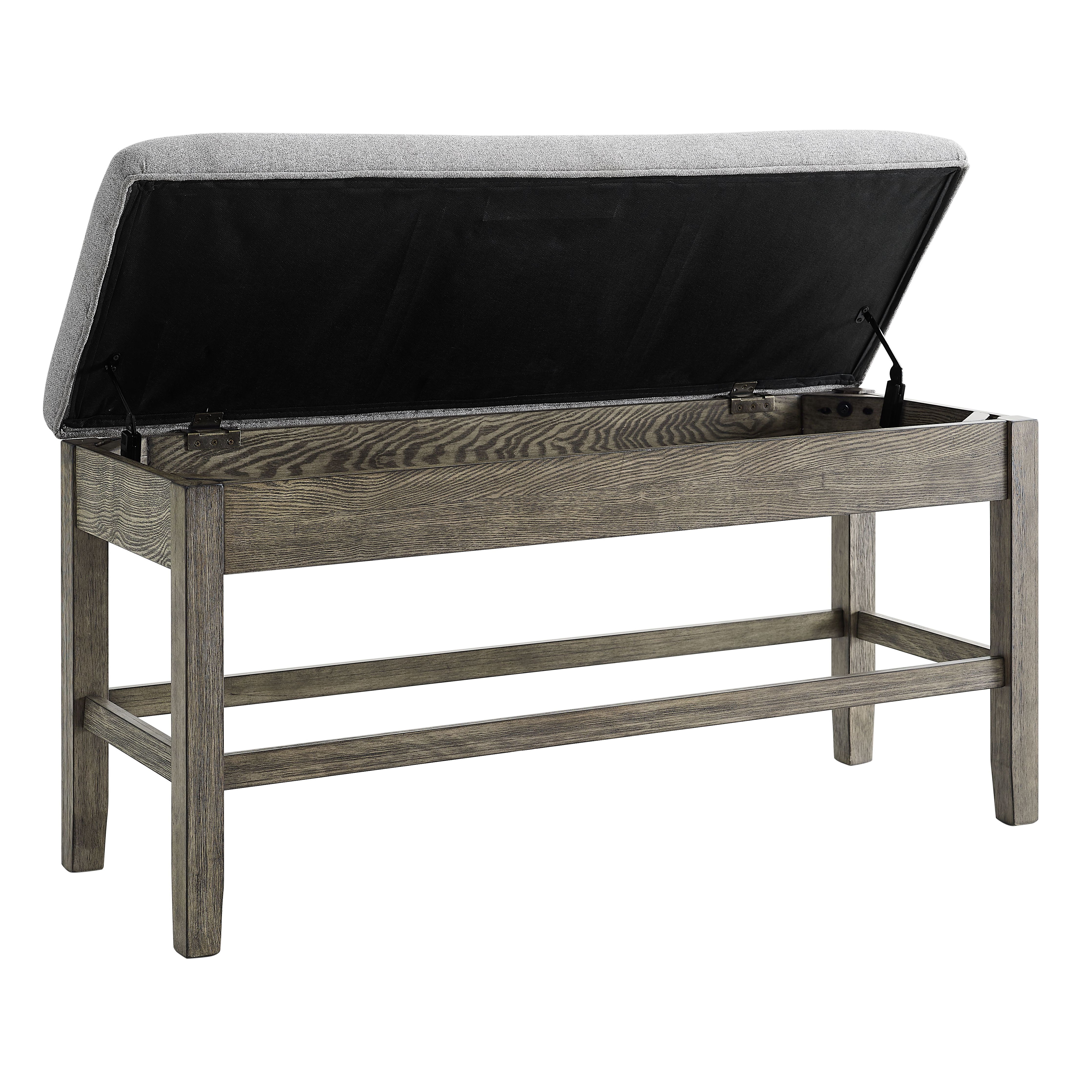 Grayson - Counter Bench - Gray / Light Brown