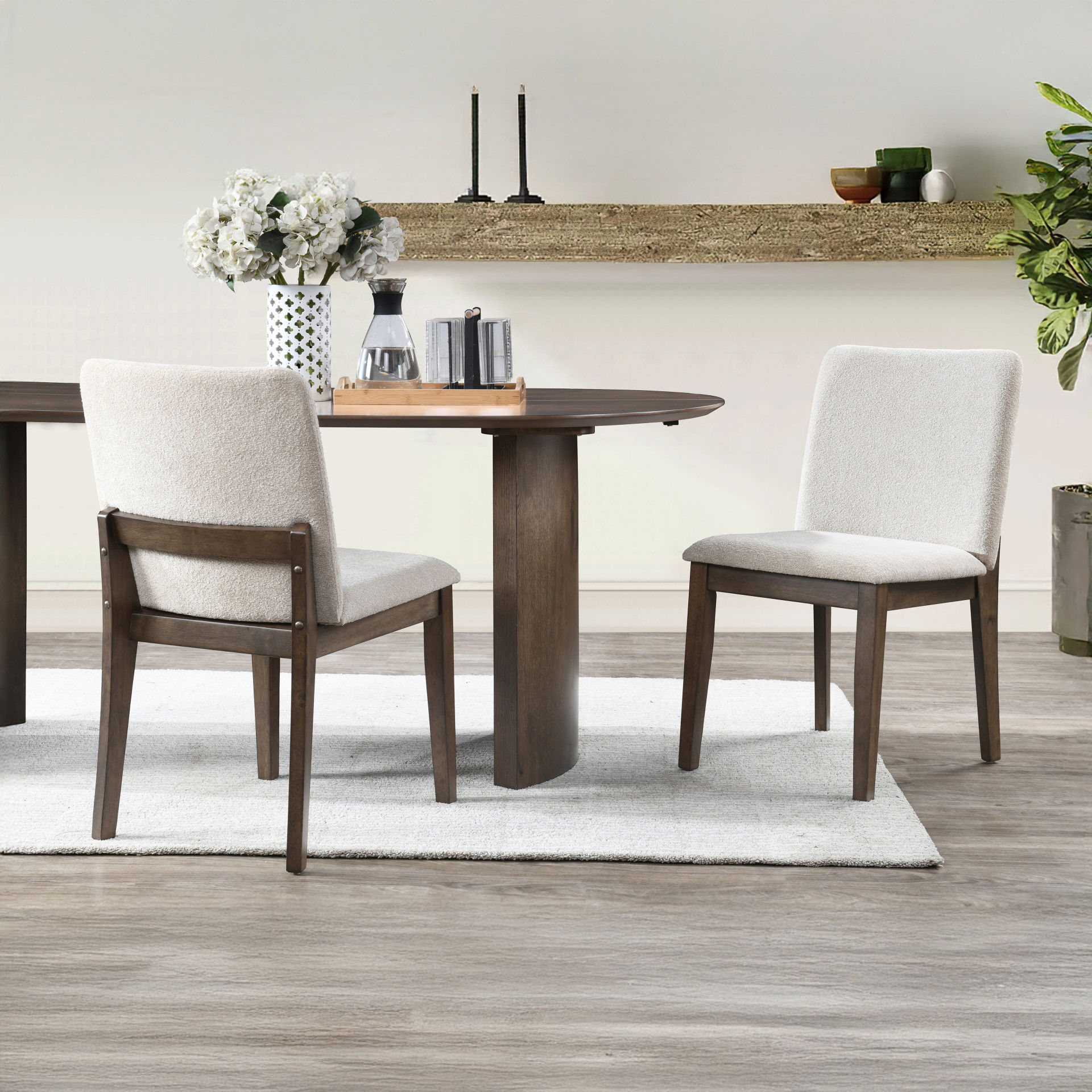 Kody - Upholstered Dining Chair (Set of 2) - Cream, beige