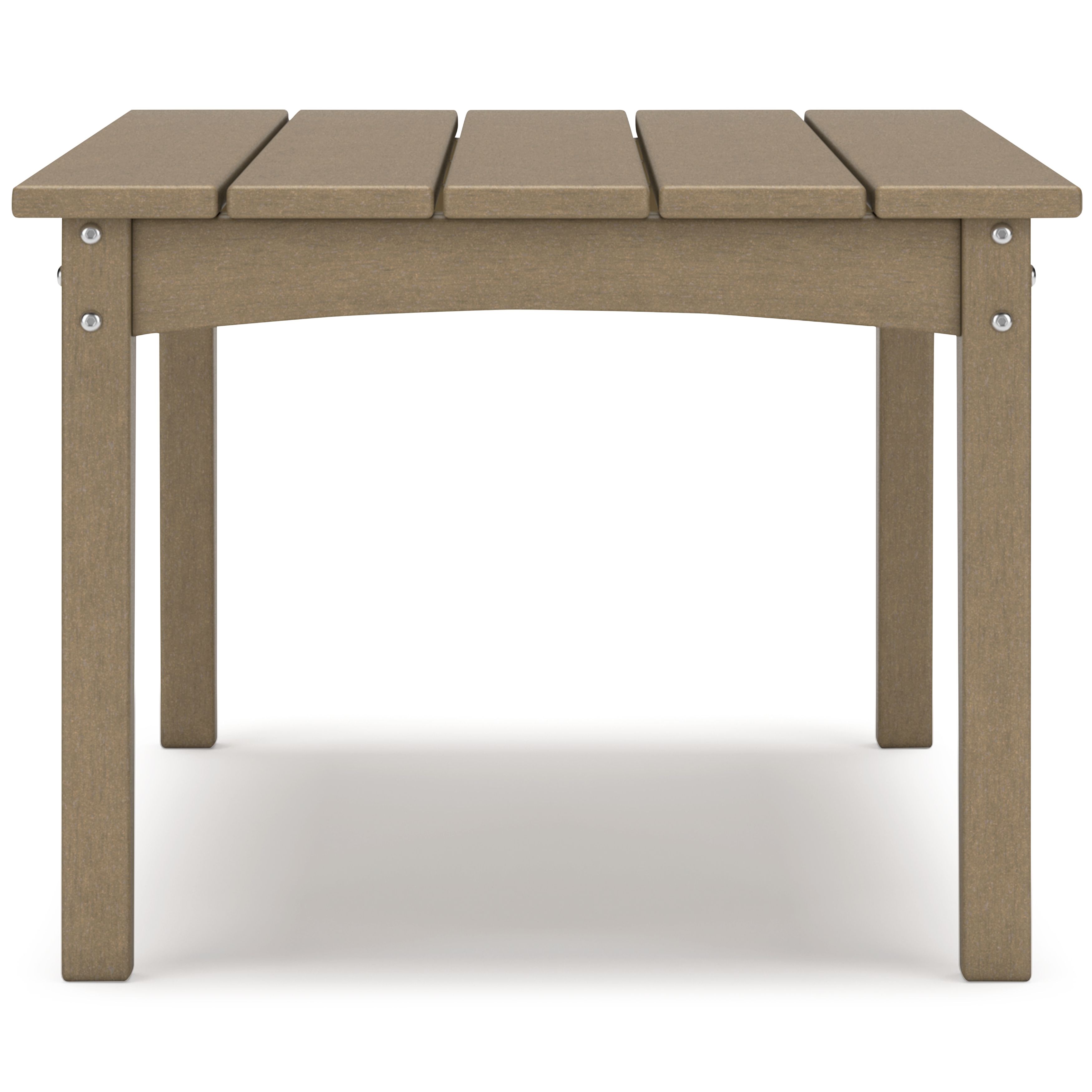Ashley Furniture Hyland Wave - 4 Pc. - Glider Loveseat, 2 Swivel Glider Chairs, Cocktail Table - Driftwood - Image 9