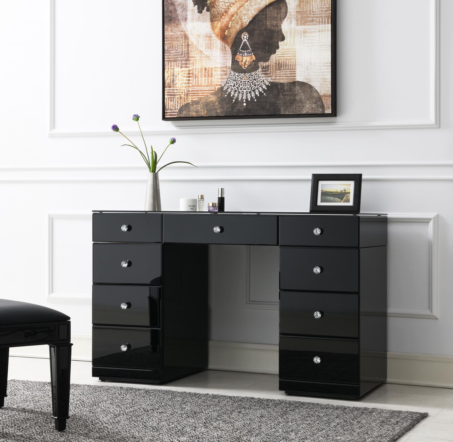 G-316 - Wood Vanity - Black