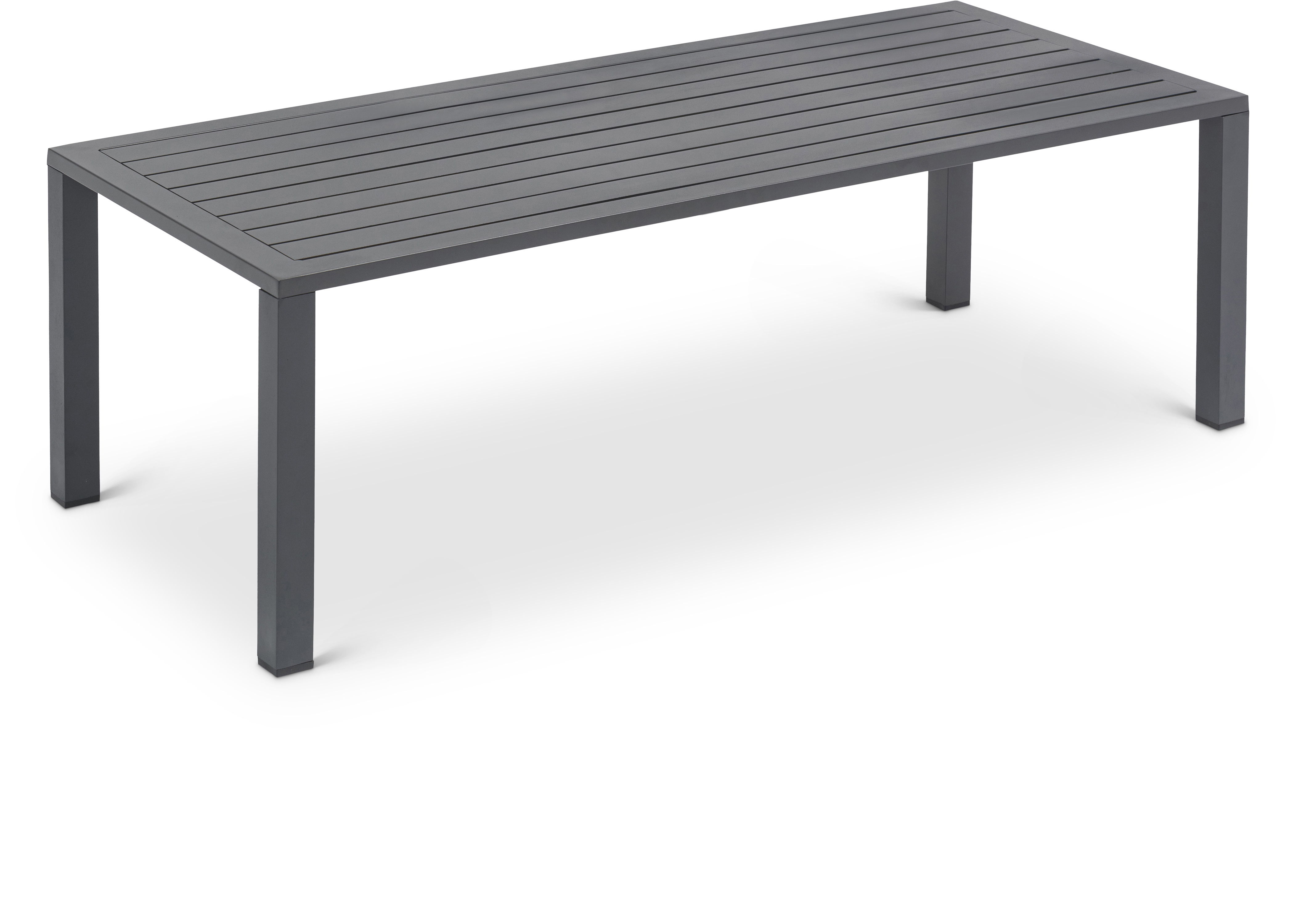 Maldives - 47" Patio Coffee Table - Dark Gray