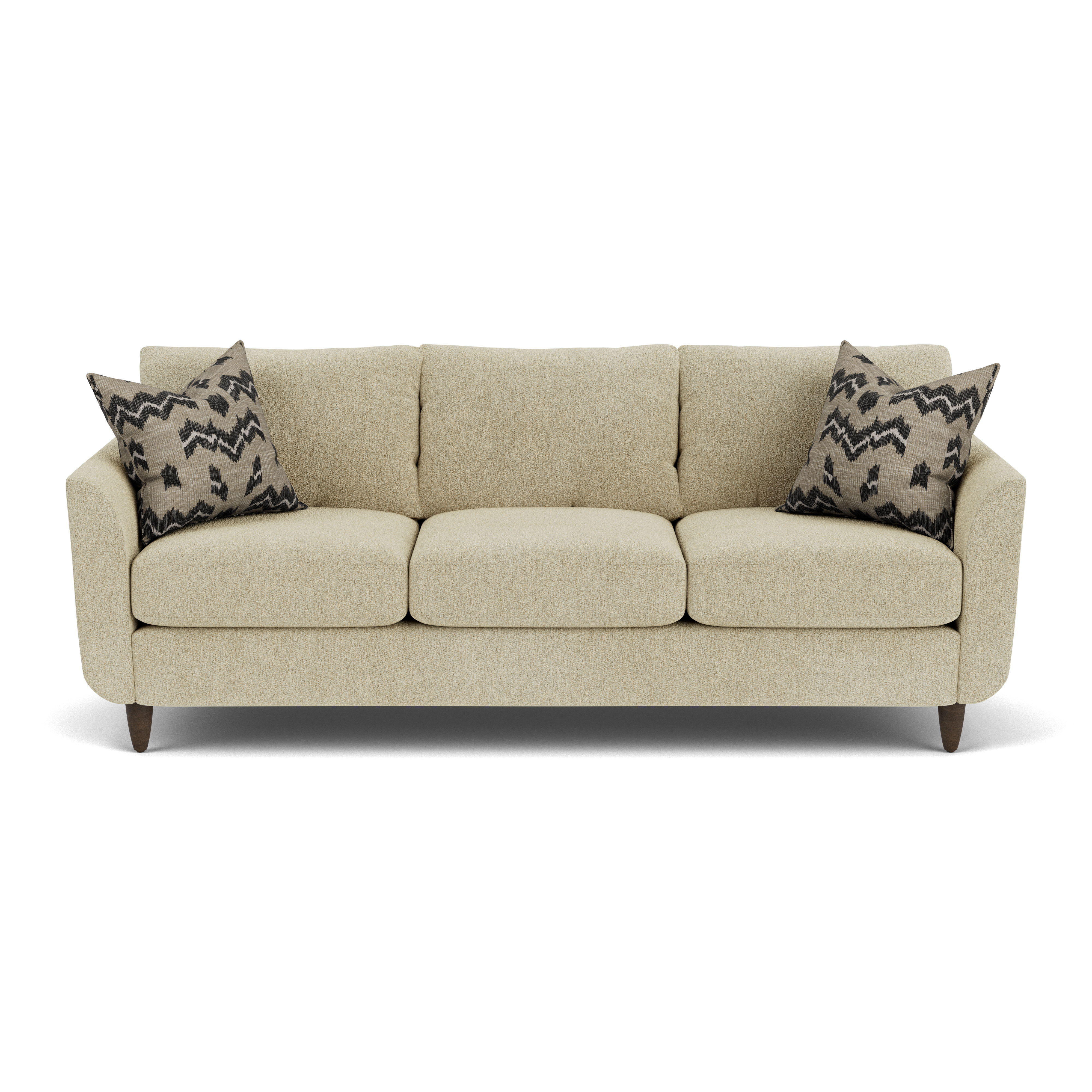 Mia - Fabric Sofa, beige, view 3