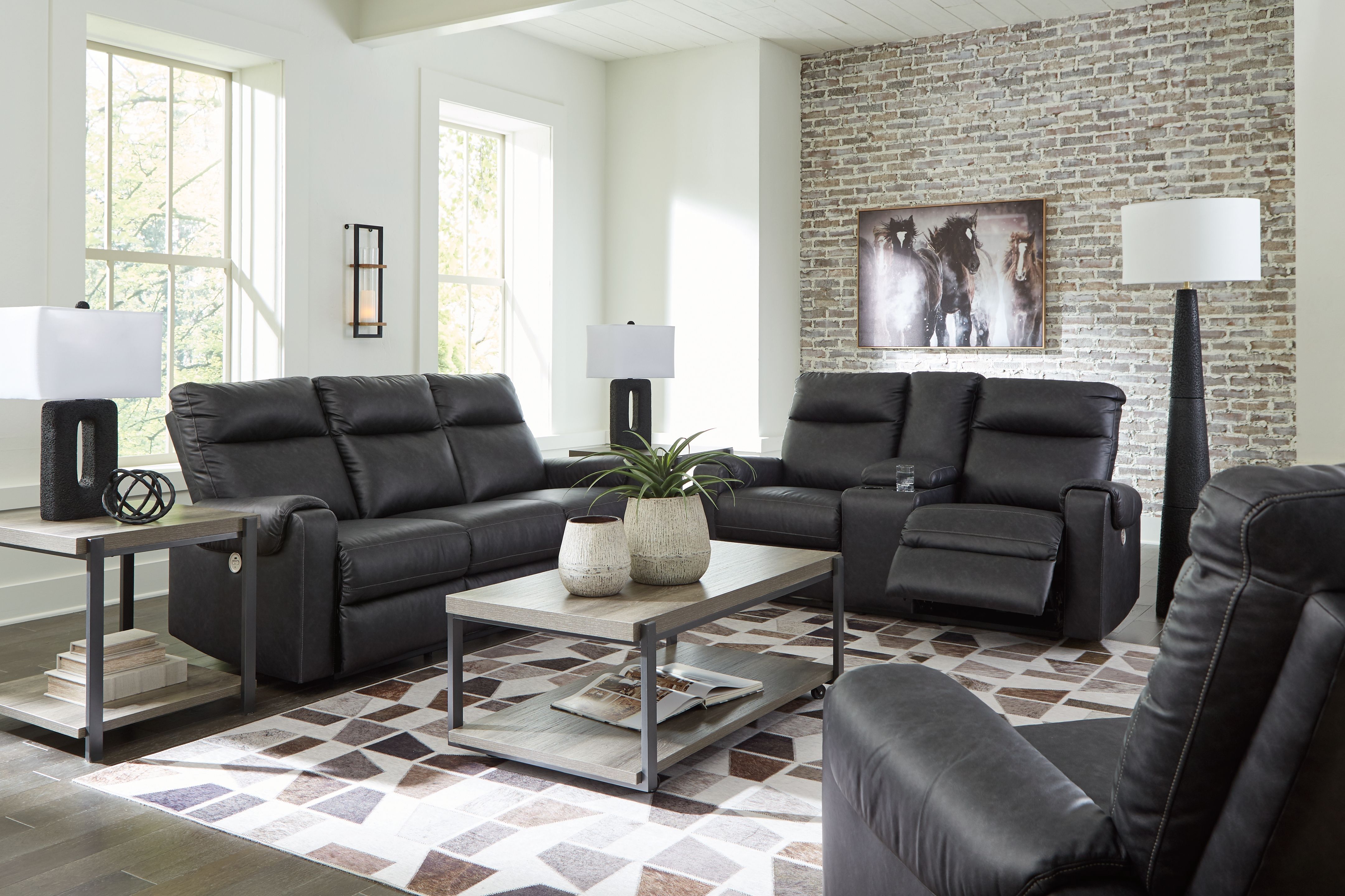 Power recliner sofa set sale