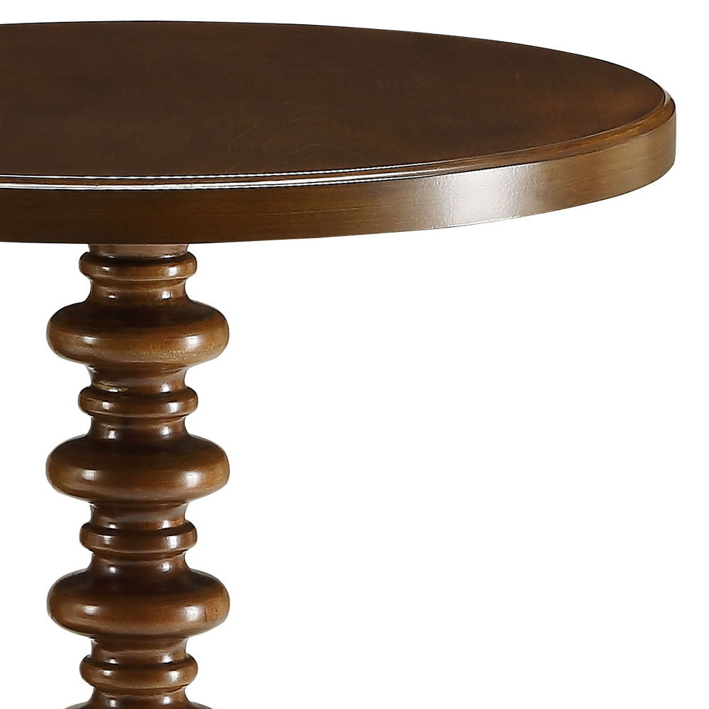Acton - Accent Table - Walnut, dark brown, view 3
