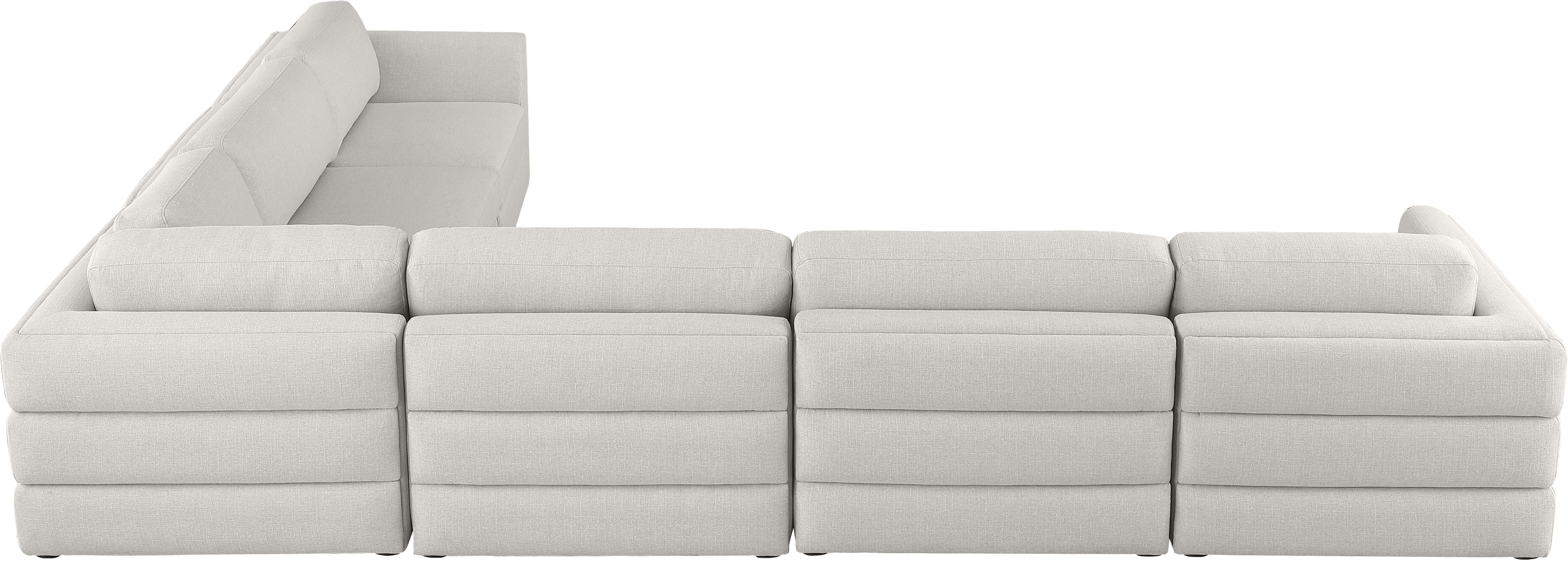 Beckham - 6 Piece Modular Corner Sectional - Beige