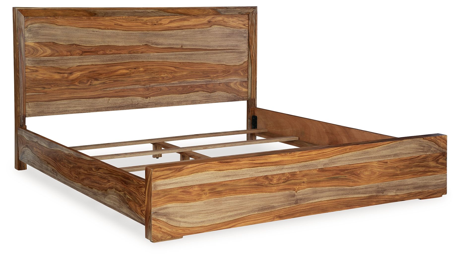 Dressonni - California King Panel Bed - Brown